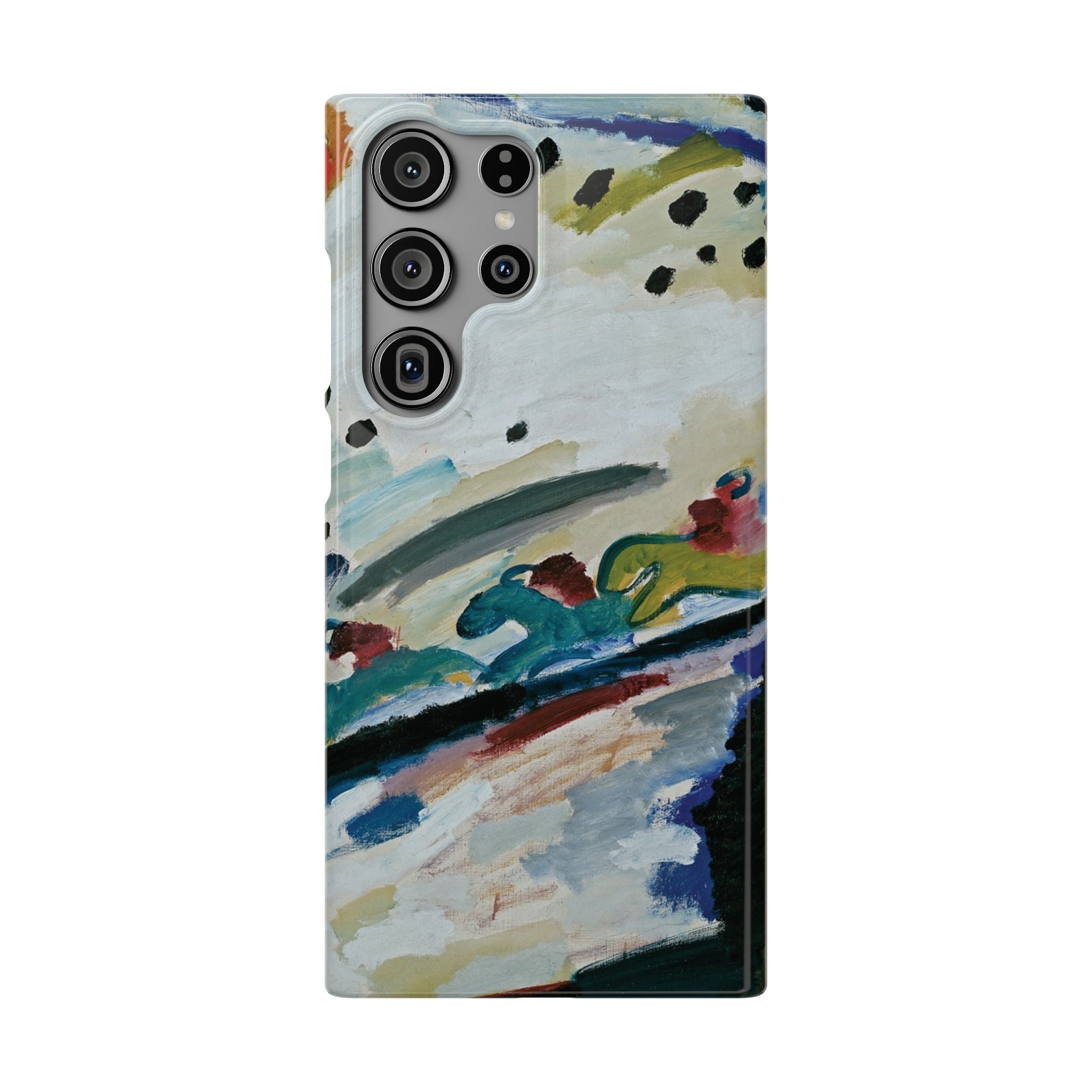 Romantic Landscape by Vasily Kandinsky - Samsung Slim Case