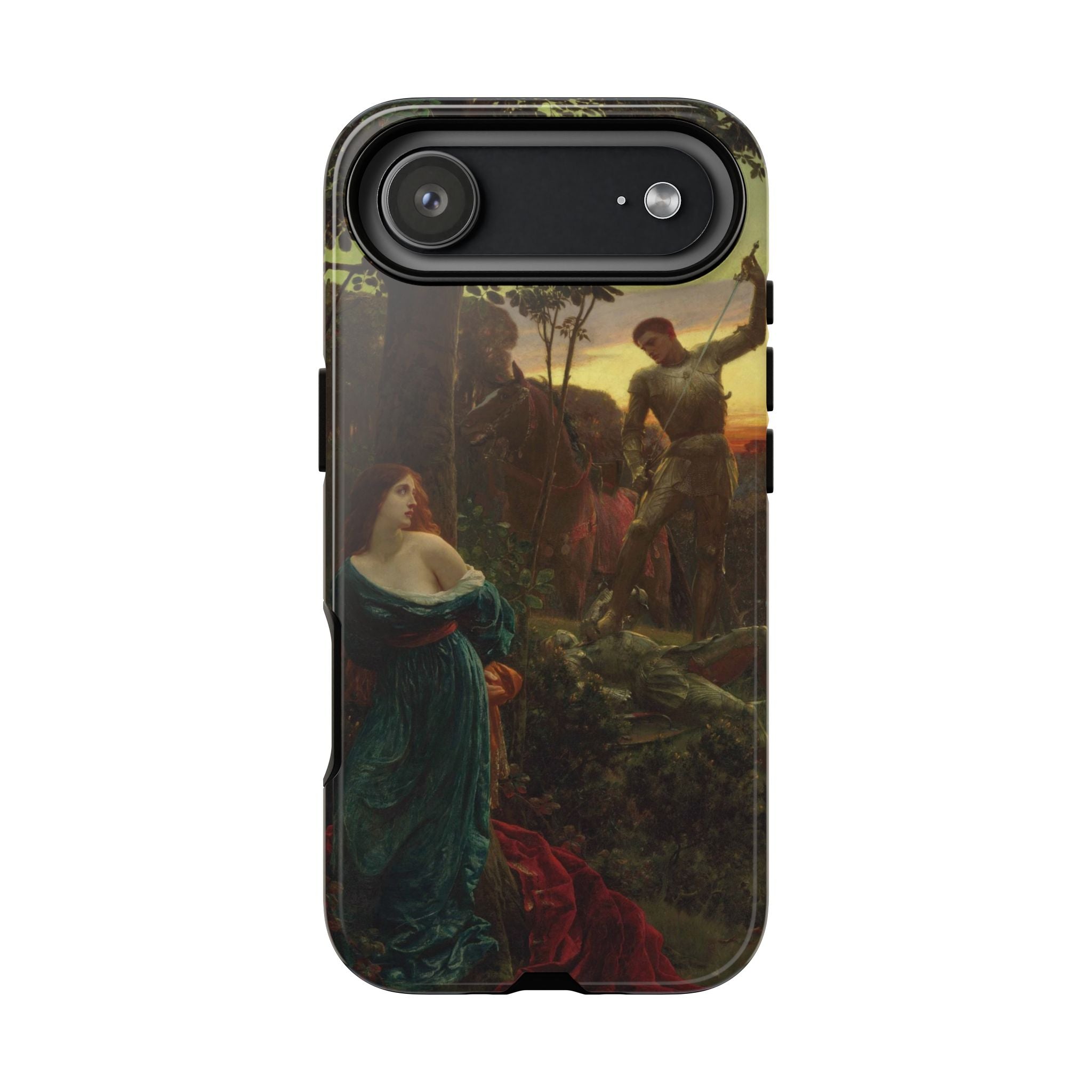 Chivalry by Frank Dicksee - iPhone Tough Case
