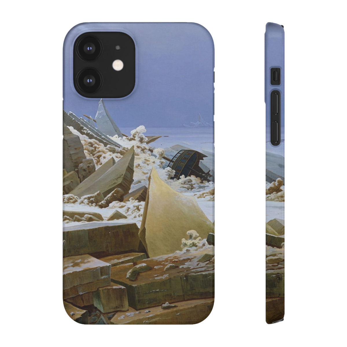 The Sea of Ice by Caspar David Friedrich - iPhone Slim Case