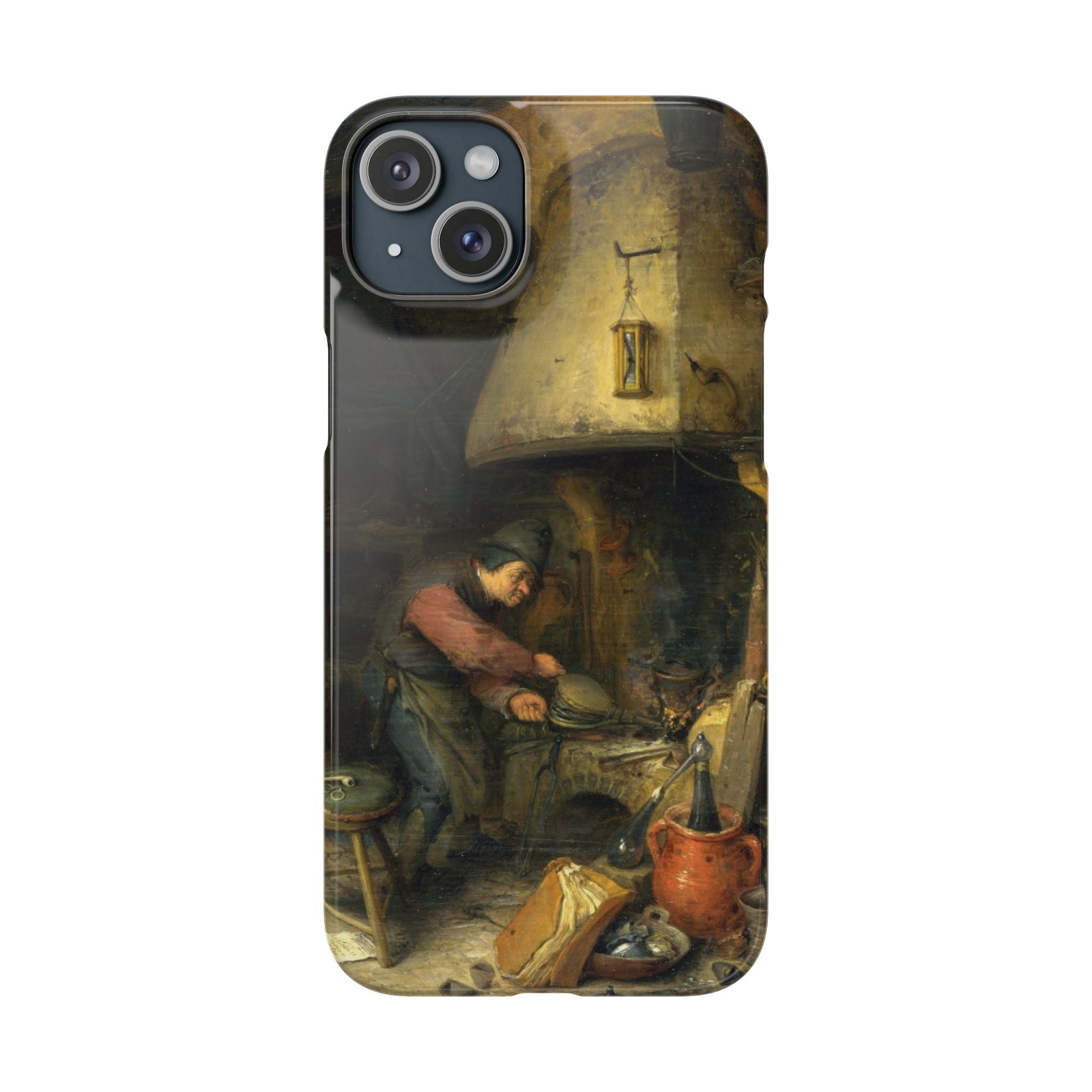 The Alchemist by Adriaen van Ostade - iPhone Slim Case