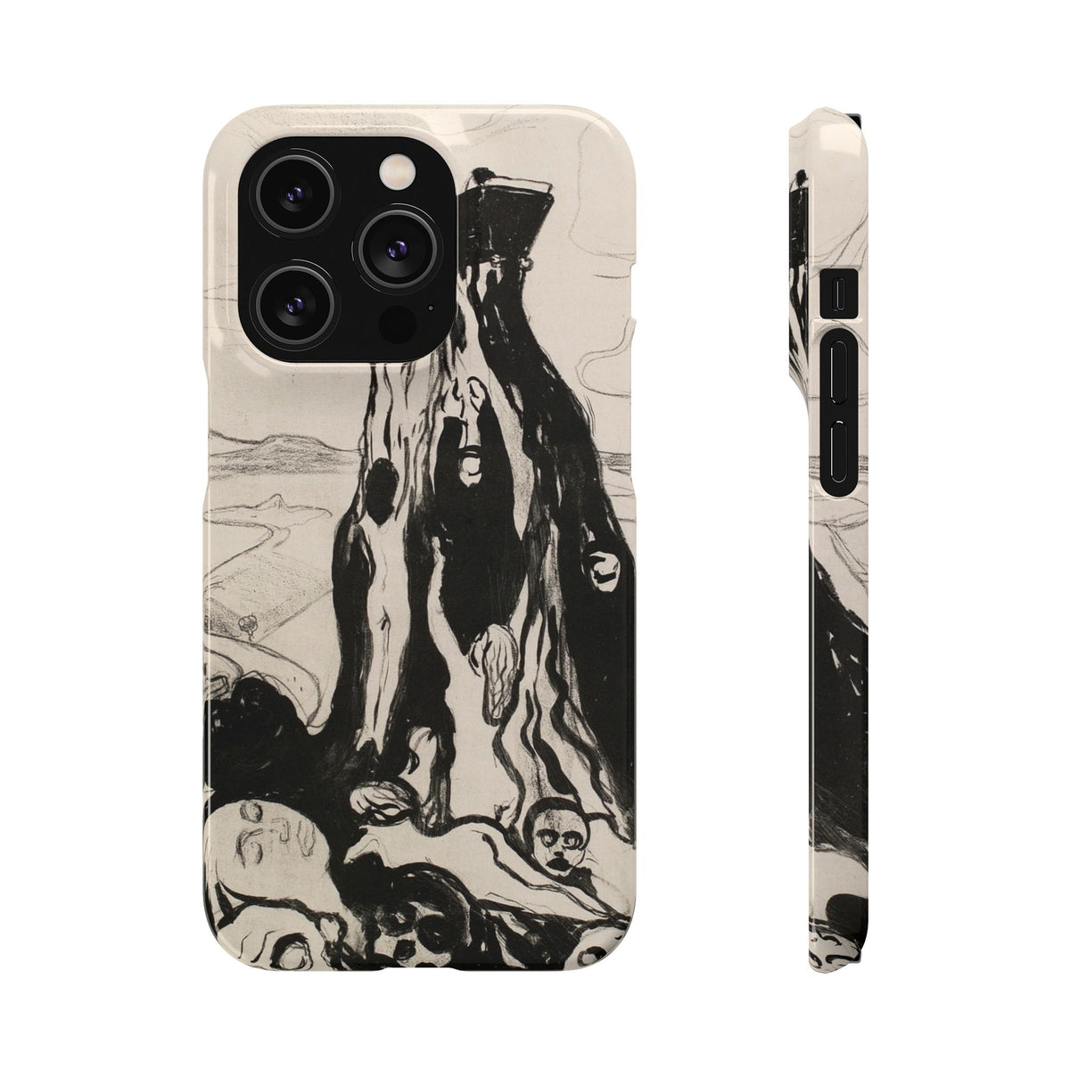 Funeral March by Edvard Munch - iPhone Slim Case