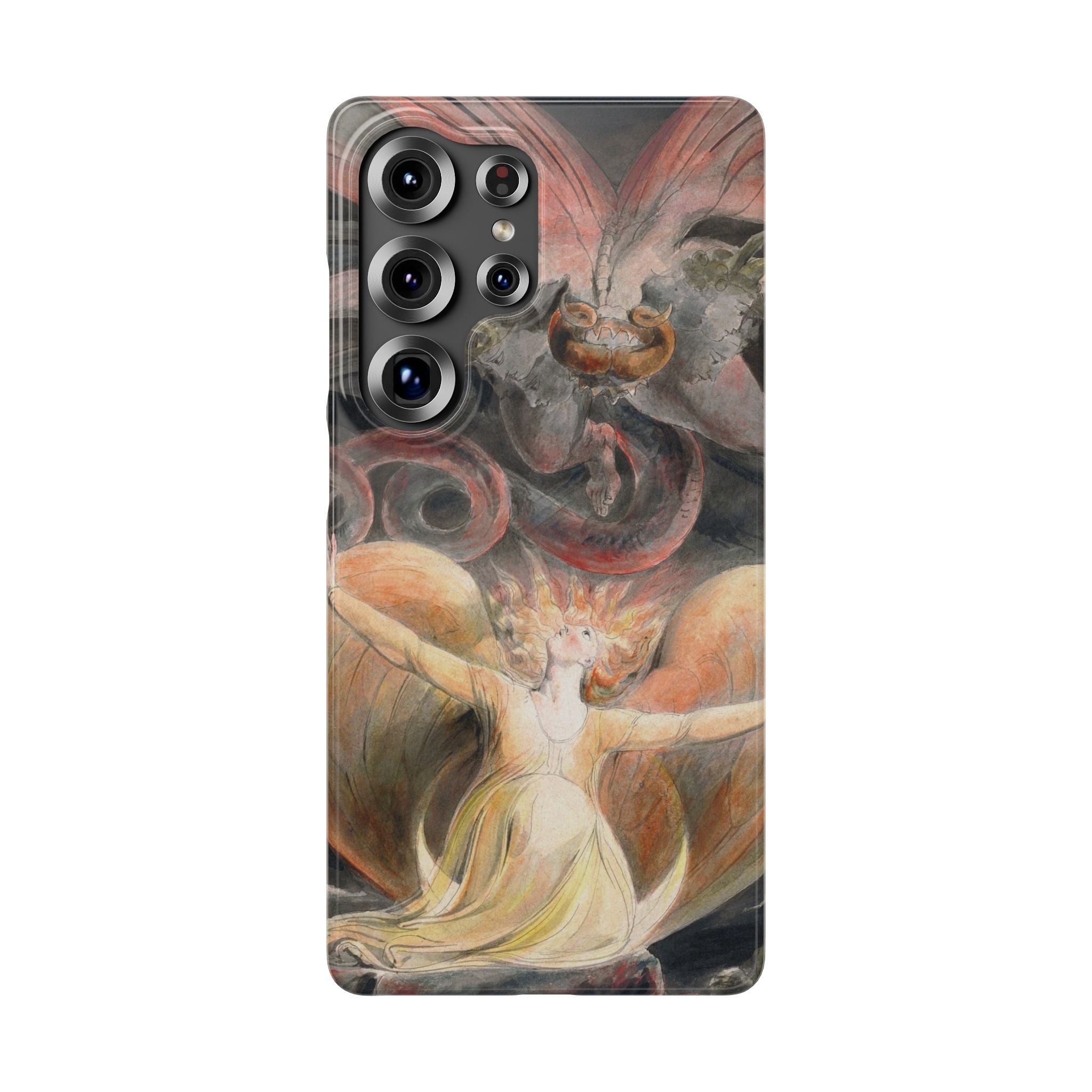 The Great Red Dragon and the Woman Clothed with the Sun by William Blake - Samsung Slim Case