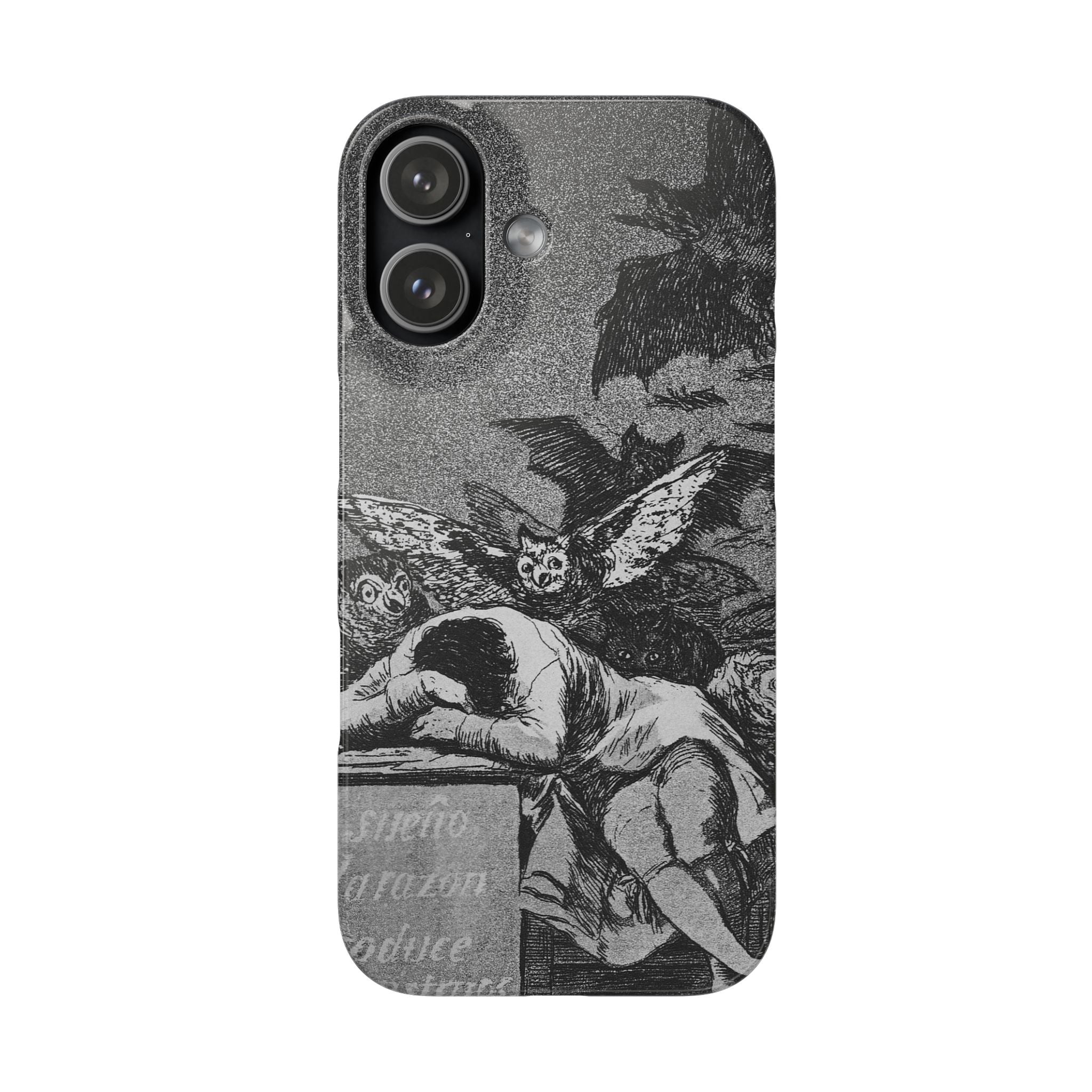 The Sleep of Reason Produces Monsters by Francisco Goya - iPhone Slim Case