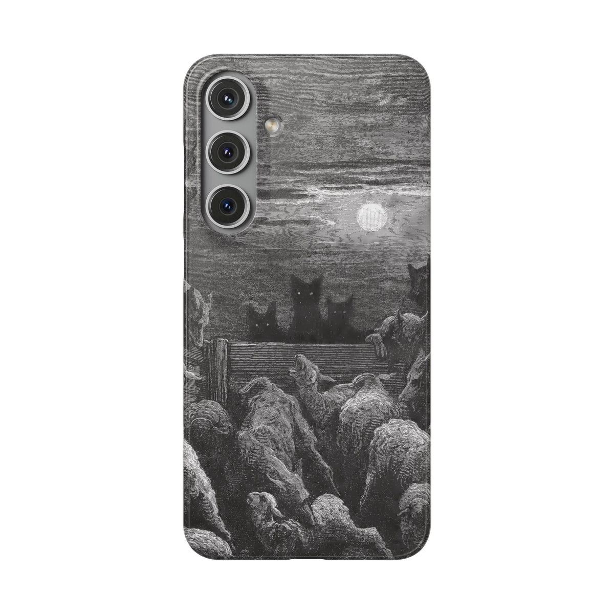 The Wolves and The Sheep by Gustave Dore - Samsung Slim Case