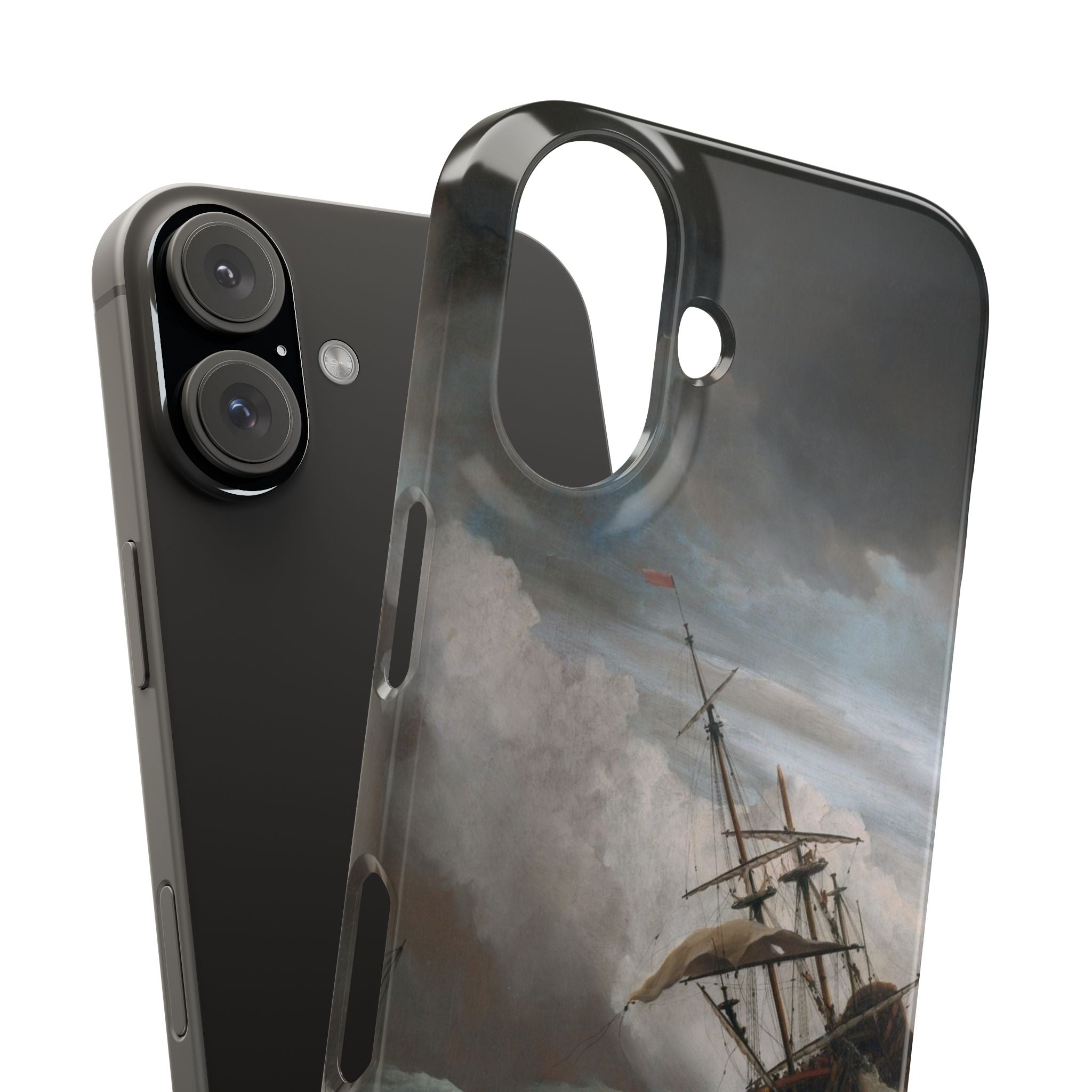 The Gust by Willem van de Velde - iPhone Slim Case