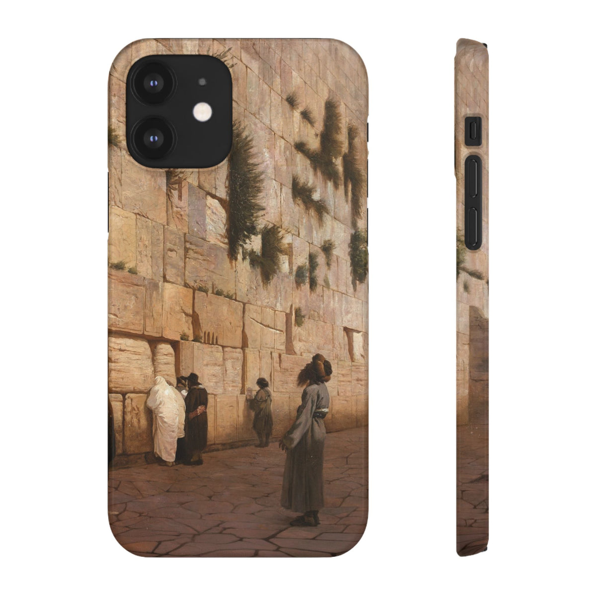 Le Mur des Lamentations by Jean-Leon Gerome - iPhone Slim Case