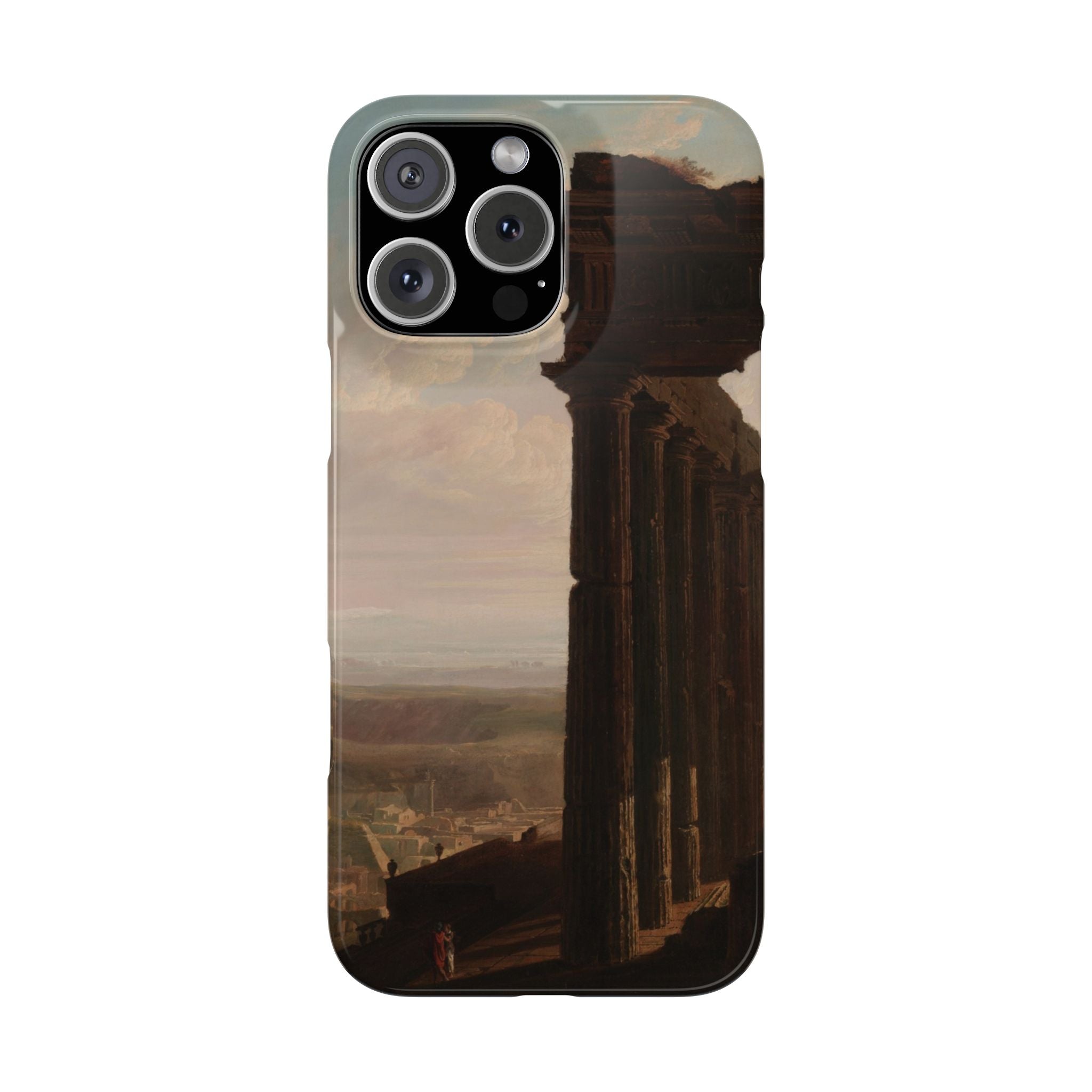 Ruins of an Ancient City by John Martin - iPhone Slim Case