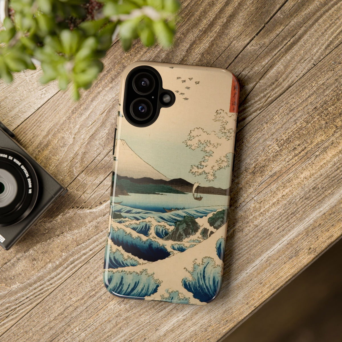 The Sea at Satta in Suruga Province by Utagawa Hiroshige - iPhone Tough Case