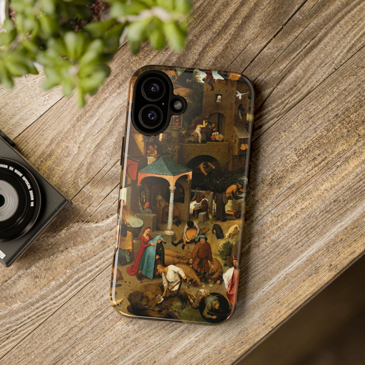 The Dutch Proverbs by Pieter Bruegel the Elder - iPhone Tough Case