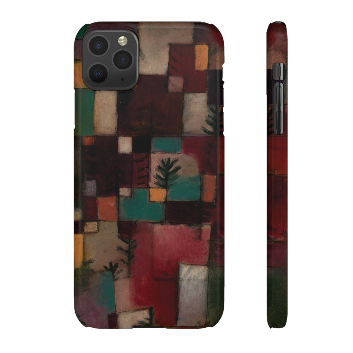 Redgreen and Violet-Yellow Rhythms by Paul Klee - iPhone Slim Case