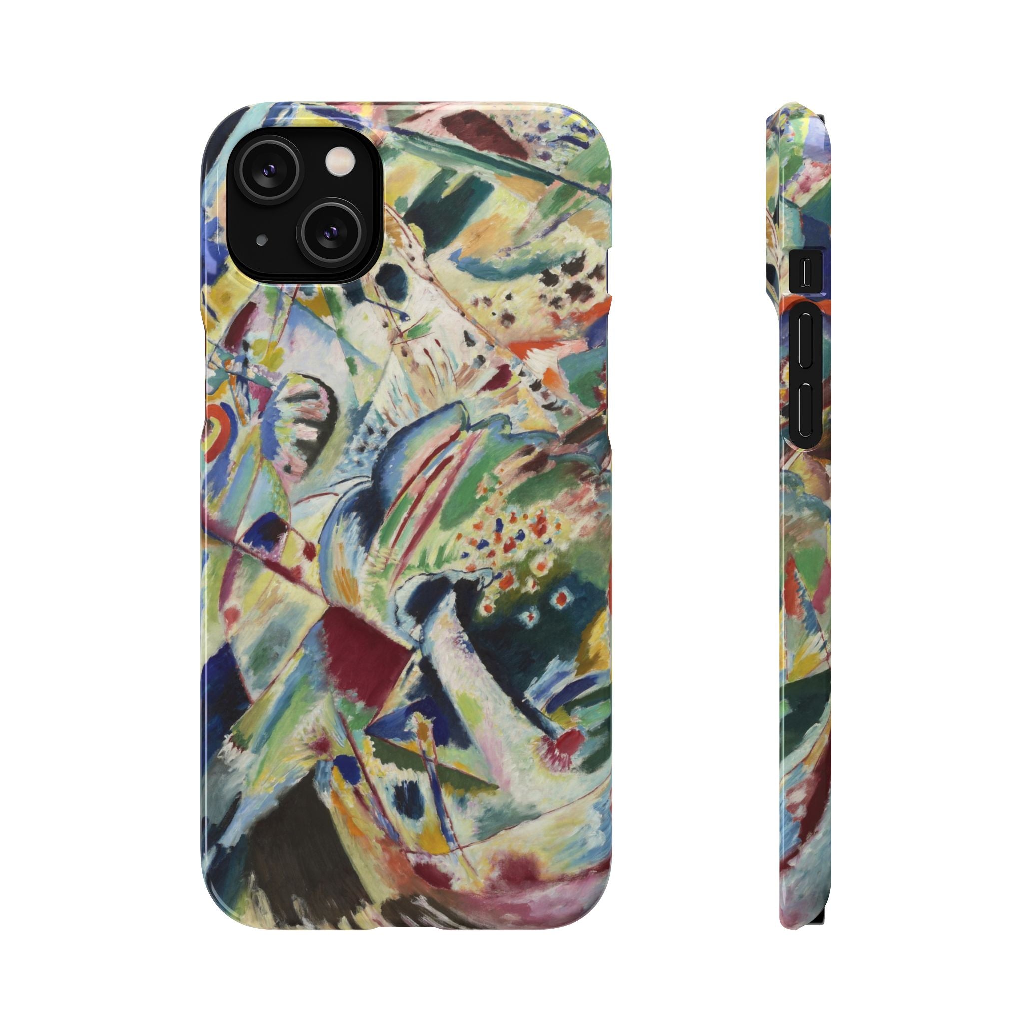 Panel for Edwin R. Campbell No. 4 by Vasily Kandinsky - iPhone Slim Case