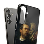 Autoritratto con la Morte che Suona il Violino di Arnold Böcklin - Samsung Slim Case