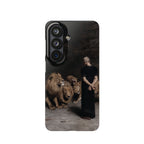 Daniel in the Lion's Den by Briton Riviere - Samsung Slim Case