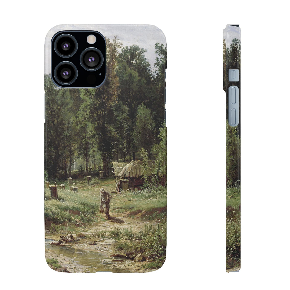 An Apiary in the Forest by Ivan Ivanovich Shishkin - iPhone Slim Case