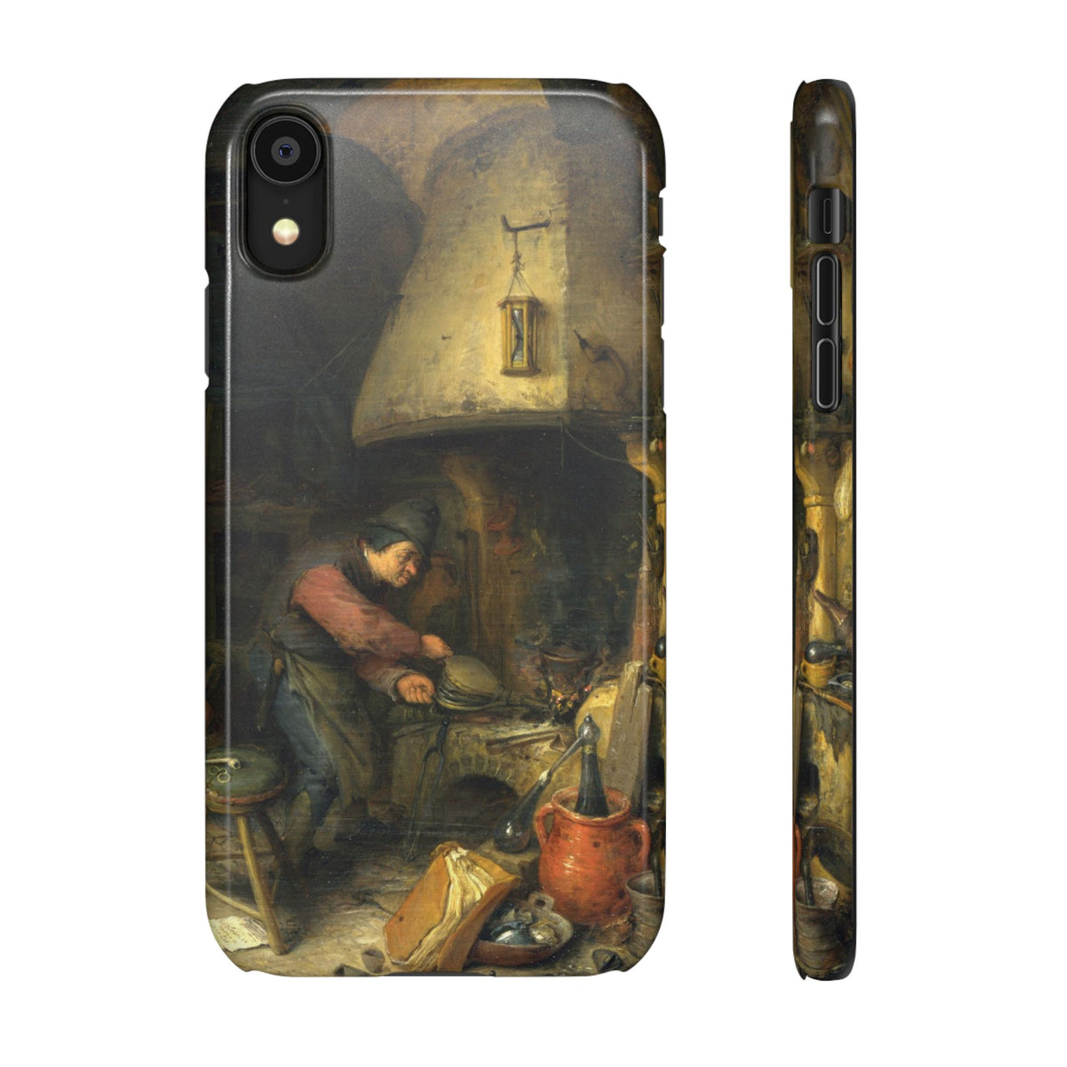 The Alchemist by Adriaen van Ostade - iPhone Slim Case