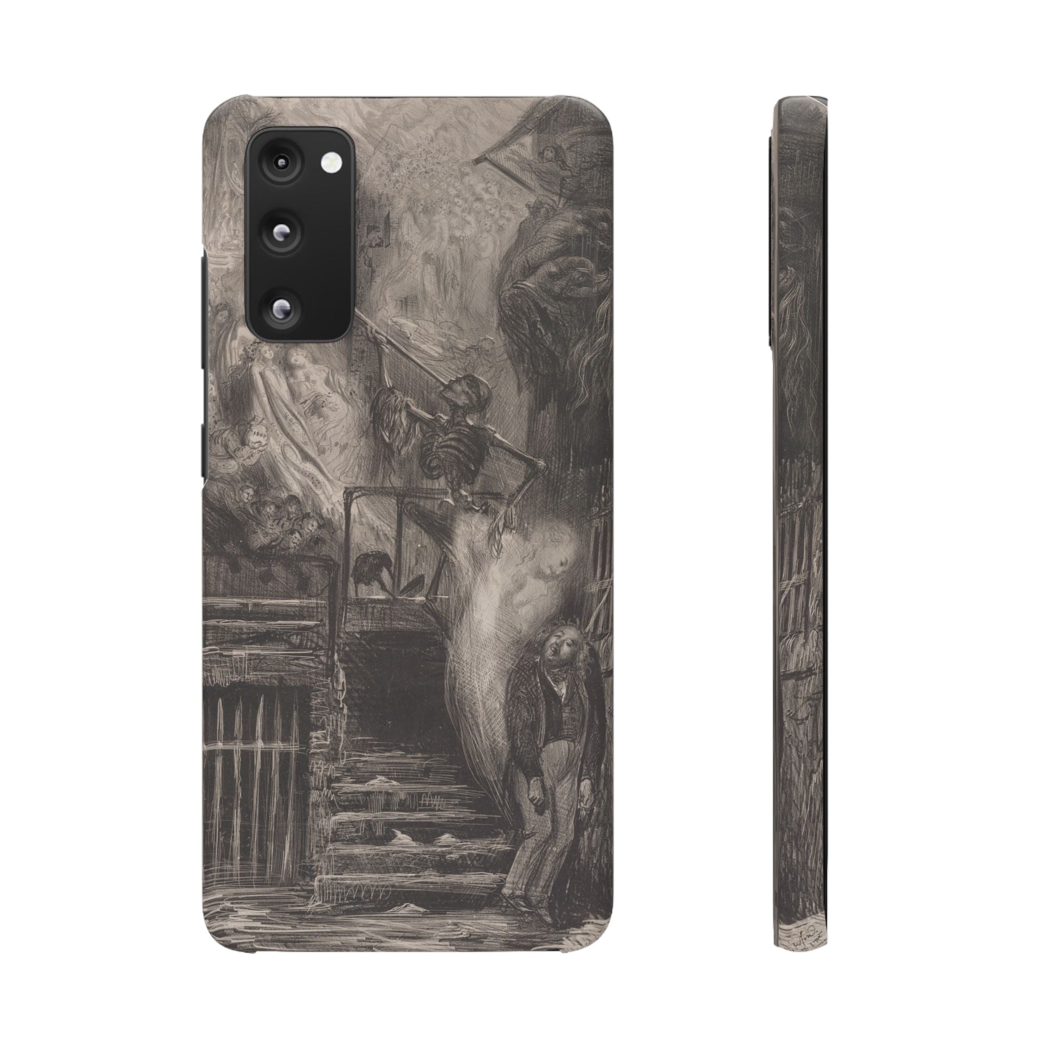 La Rue de la Vieille Lanterne (The Suicide of Gérard de Nerval) by Gustave Doré - Samsung Slim Case