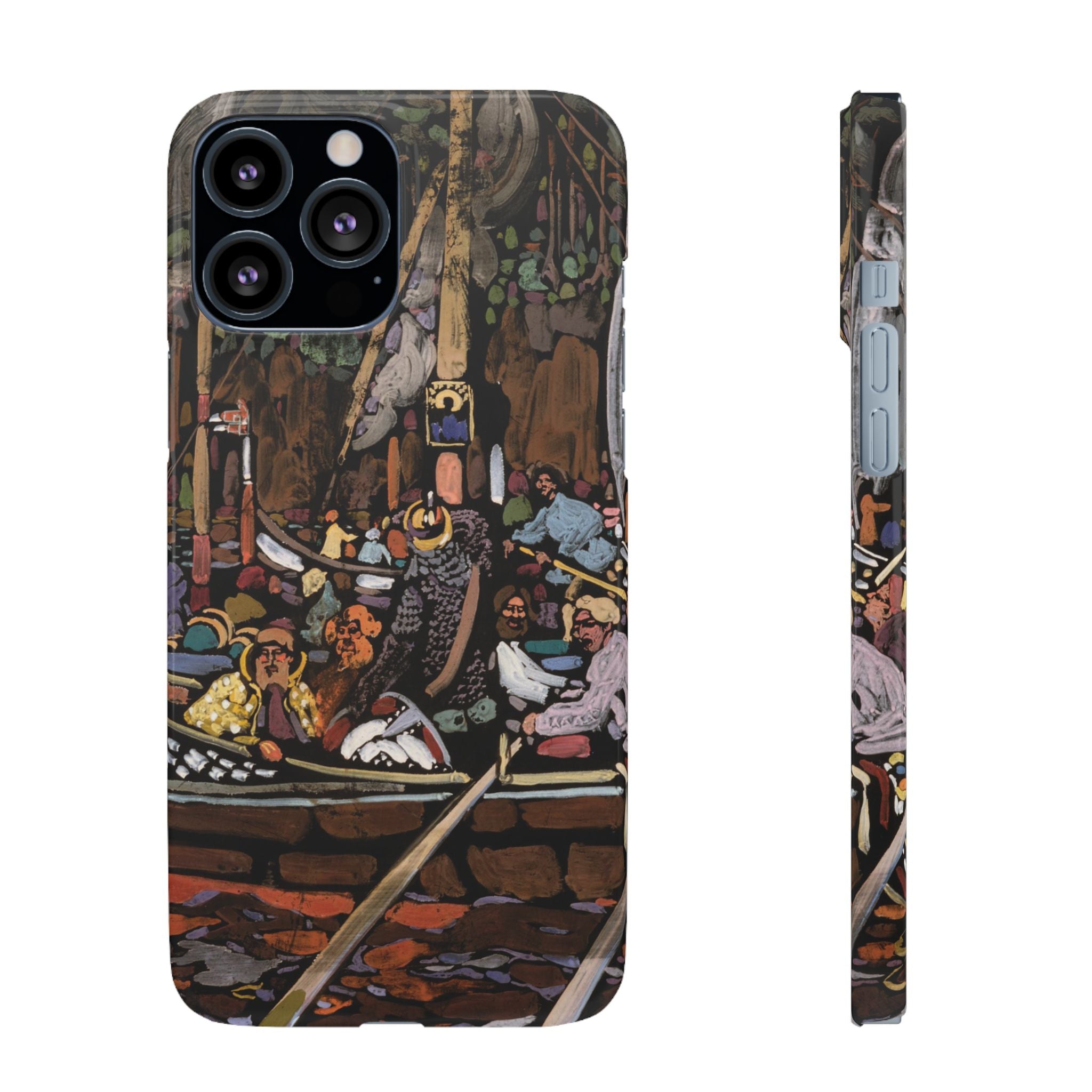 Lied (Chanson) by Vasily Kandinsky - iPhone Slim Case