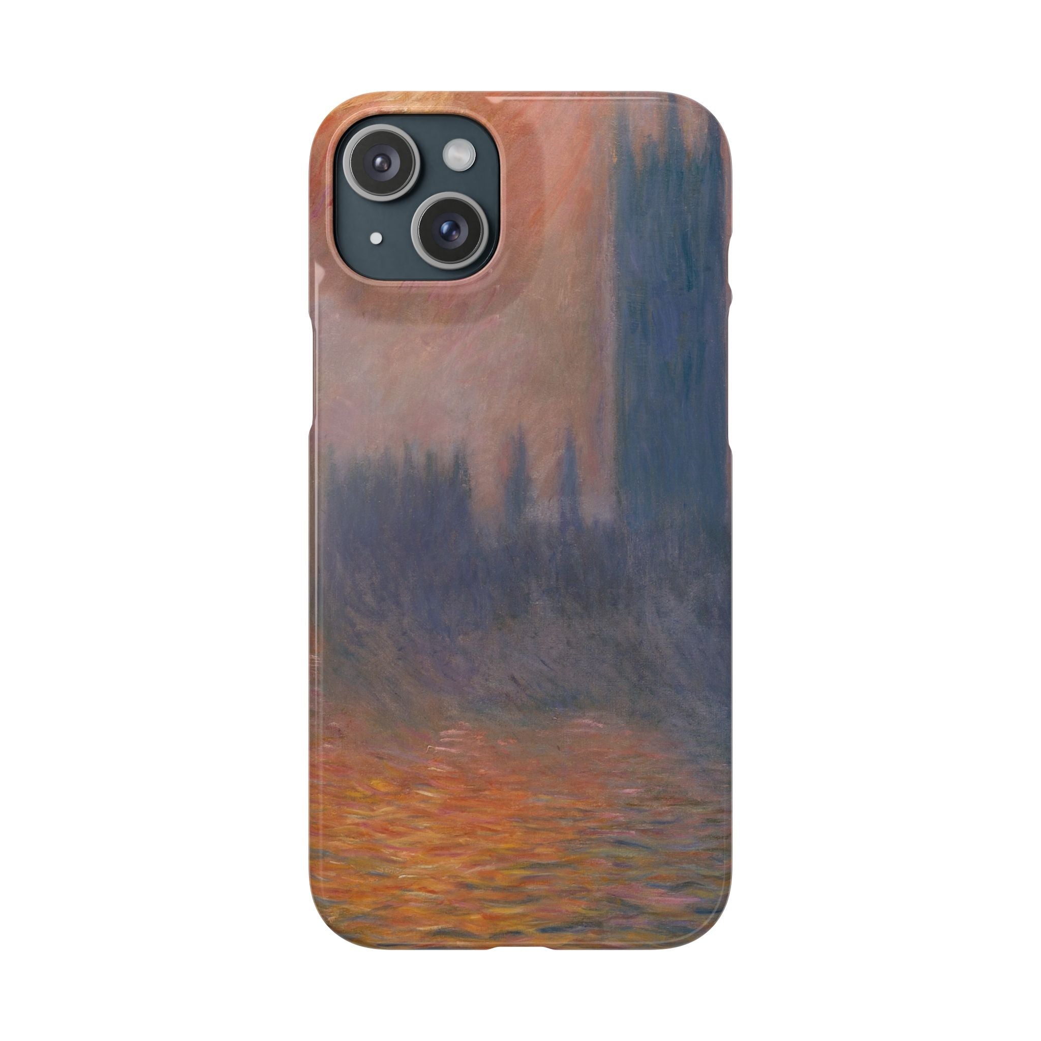 The Houses of Parliament Sunset by Claude Monet - iPhone Slim Case