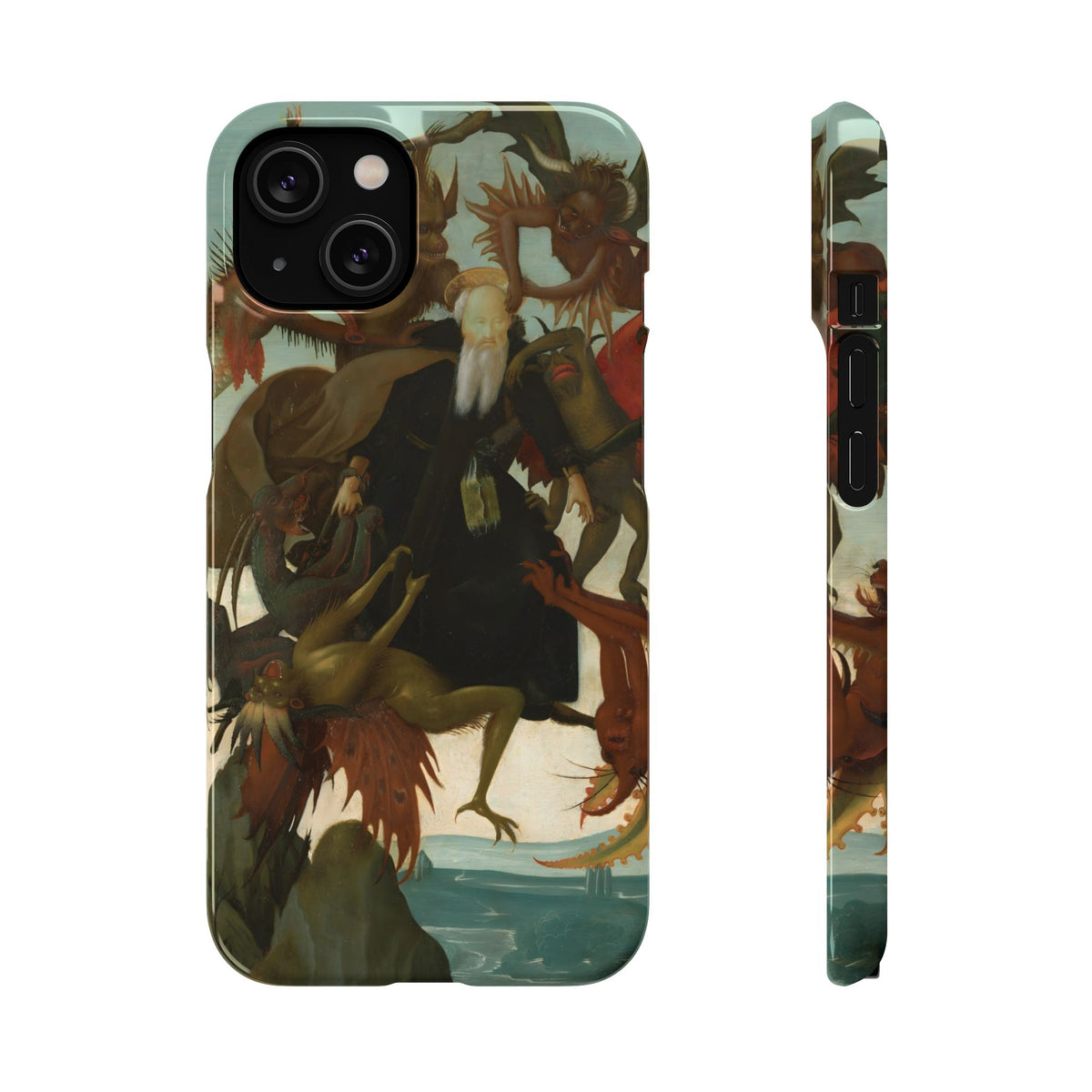 The Torment of Saint Anthony by Michelangelo - iPhone Slim Case
