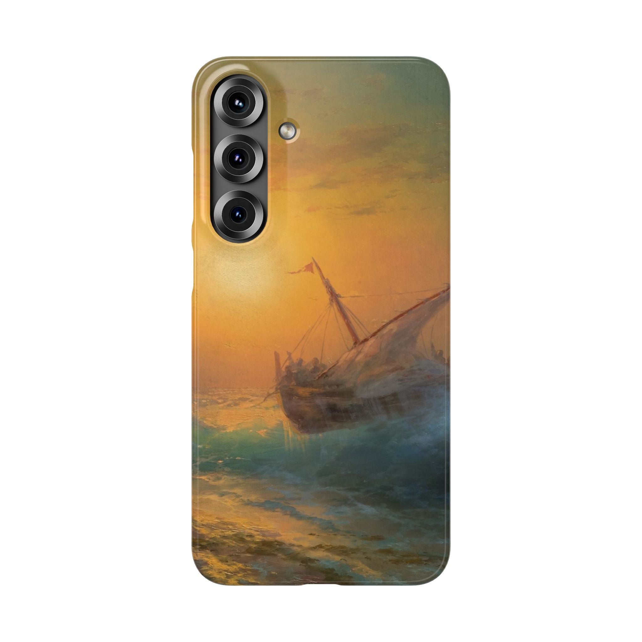 Stormy Sea at Sunset by Ivan Aivazovsky - Samsung Slim Case