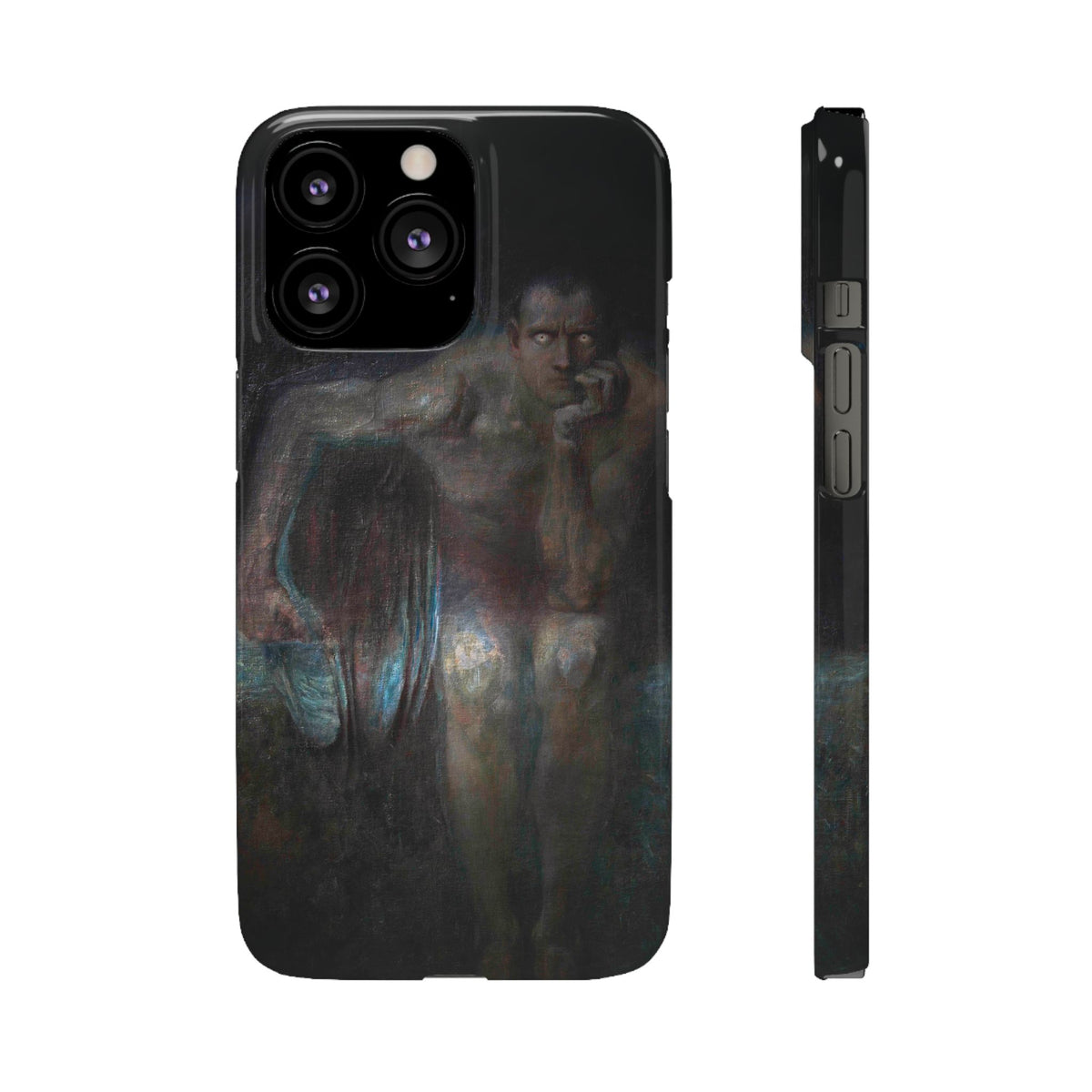 Lucifer by Franz von Stuck - iPhone Slim Case