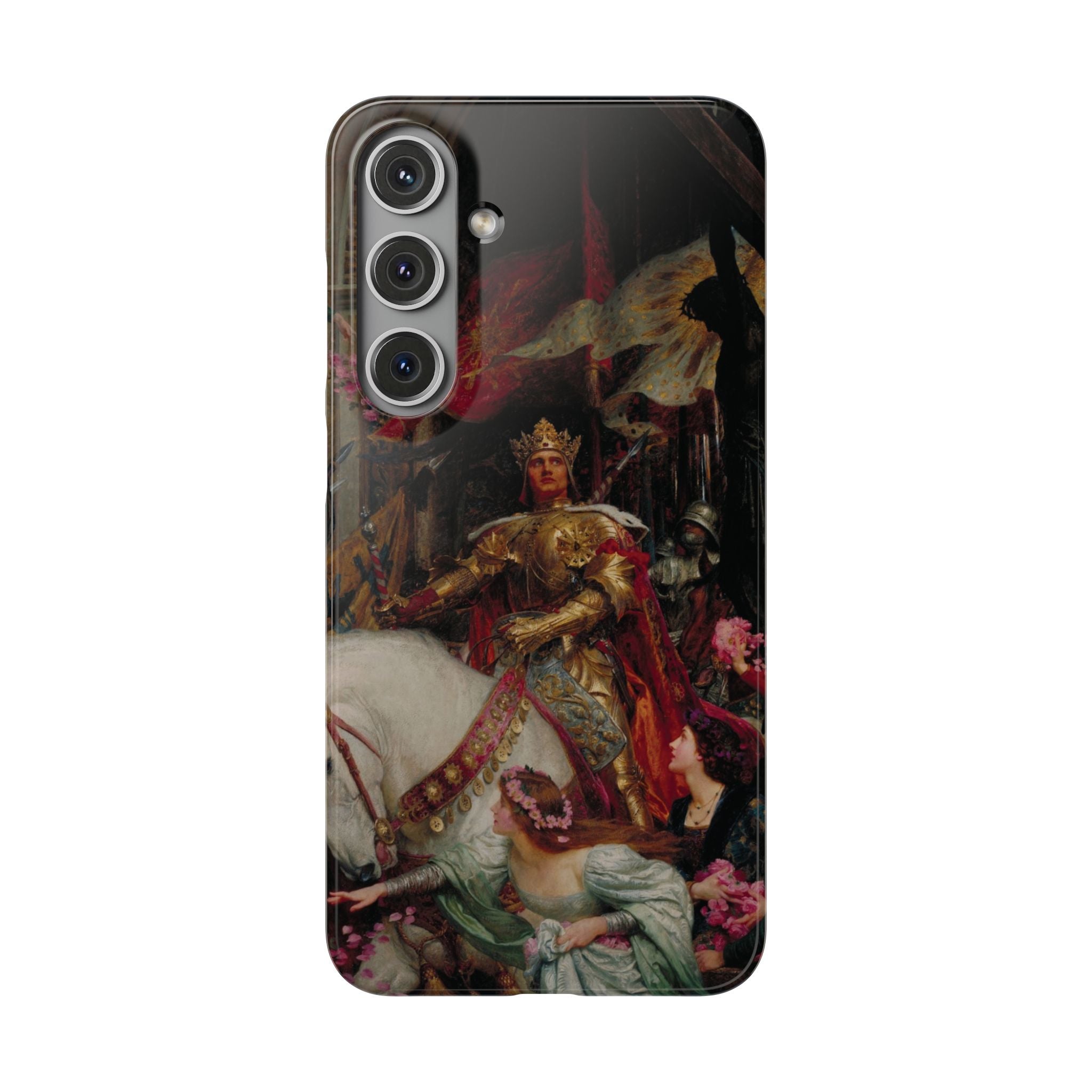 The Two Crowns by Frank Dicksee - Samsung Slim Case