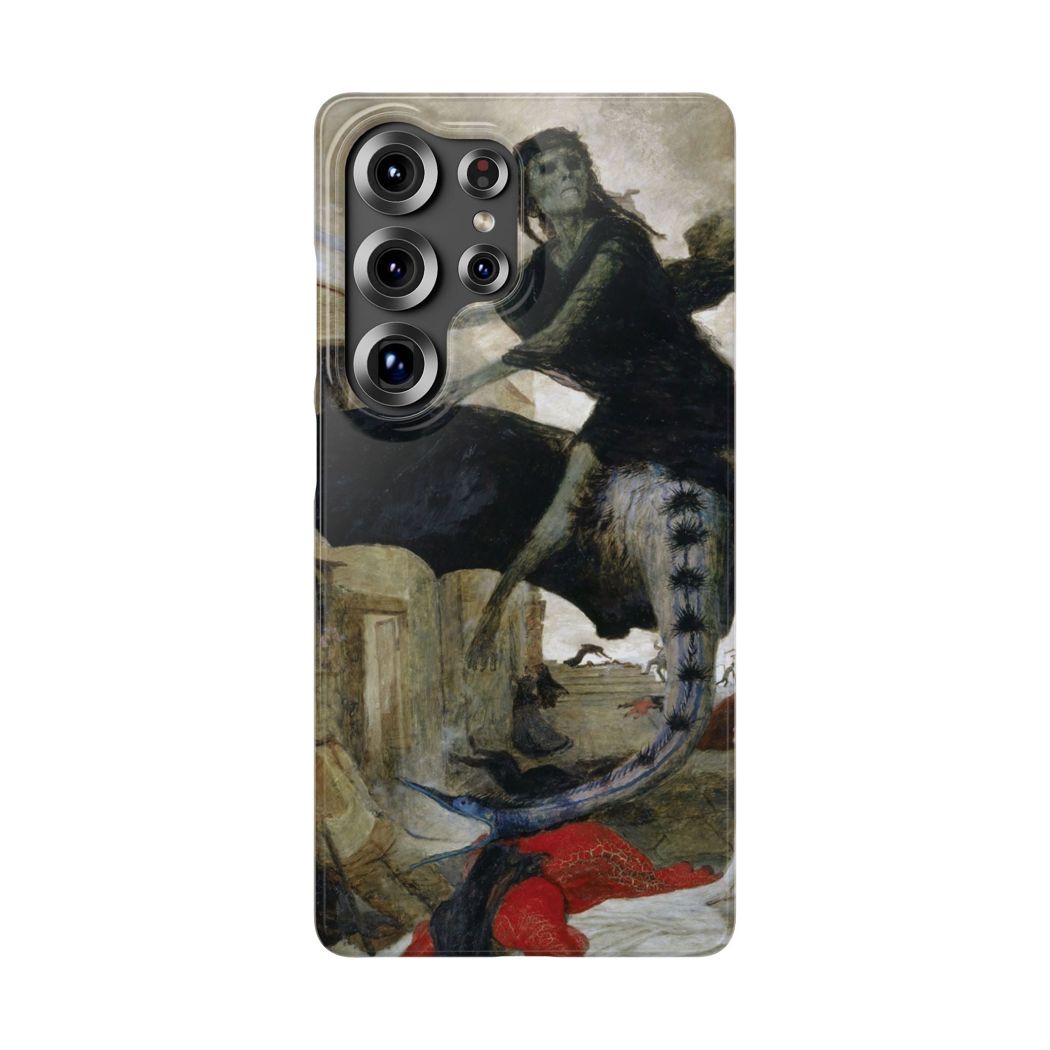 The Plague by Arnold Böcklin - Samsung Slim Case
