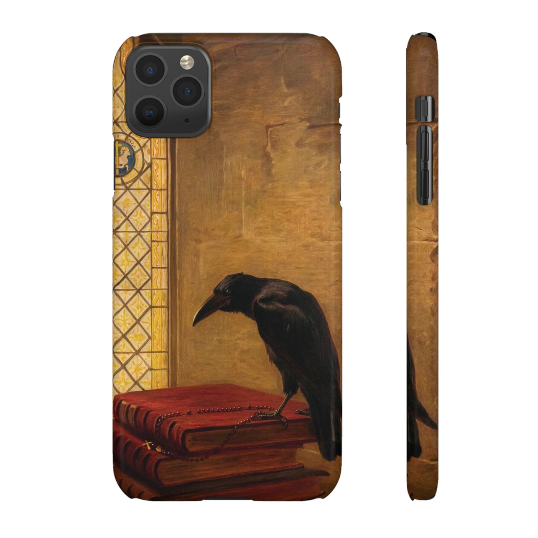 A Saint, from Jackdaw of Rheims by Briton Riviere - iPhone Slim Case