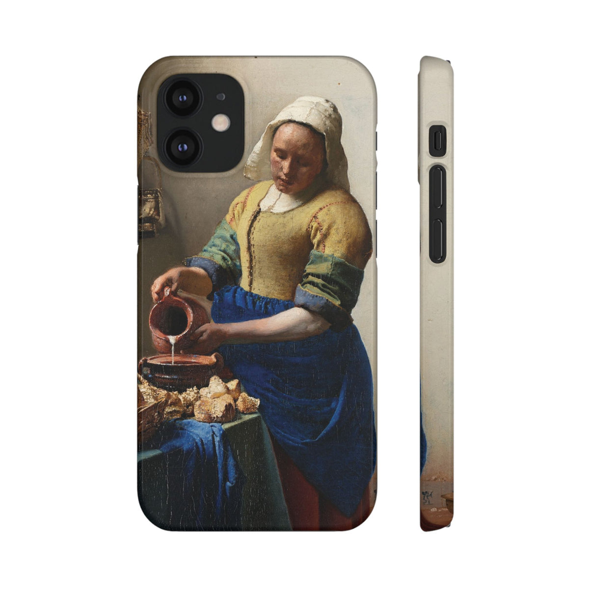 The Milkmaid by Johannes Vermeer - iPhone Slim Case