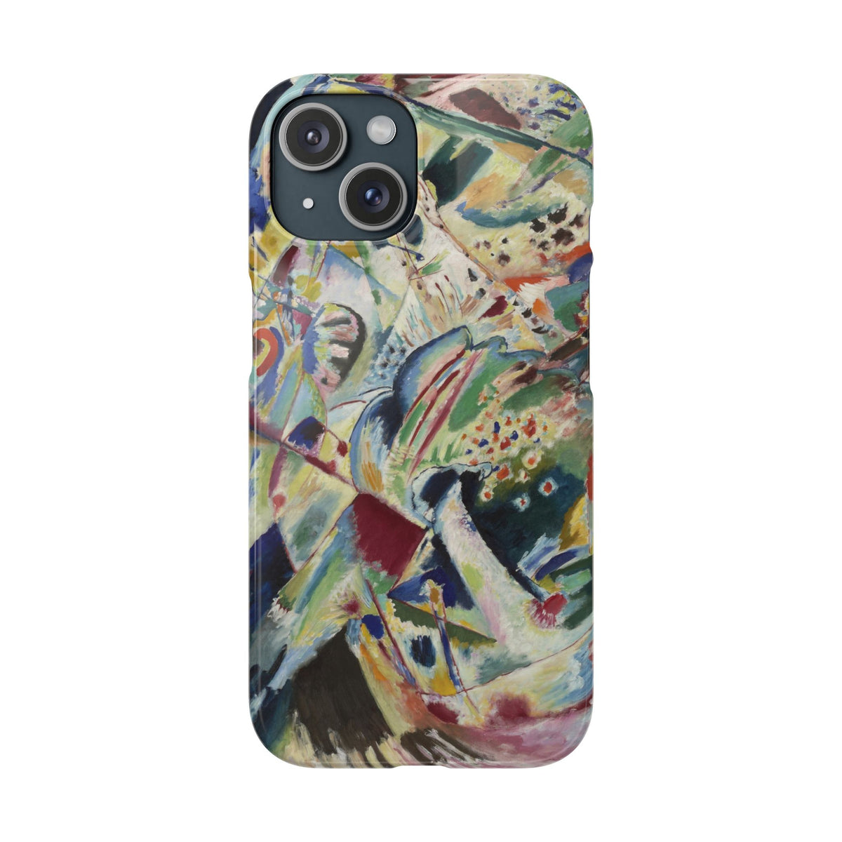 Panel for Edwin R. Campbell No. 4 by Vasily Kandinsky - iPhone Slim Case