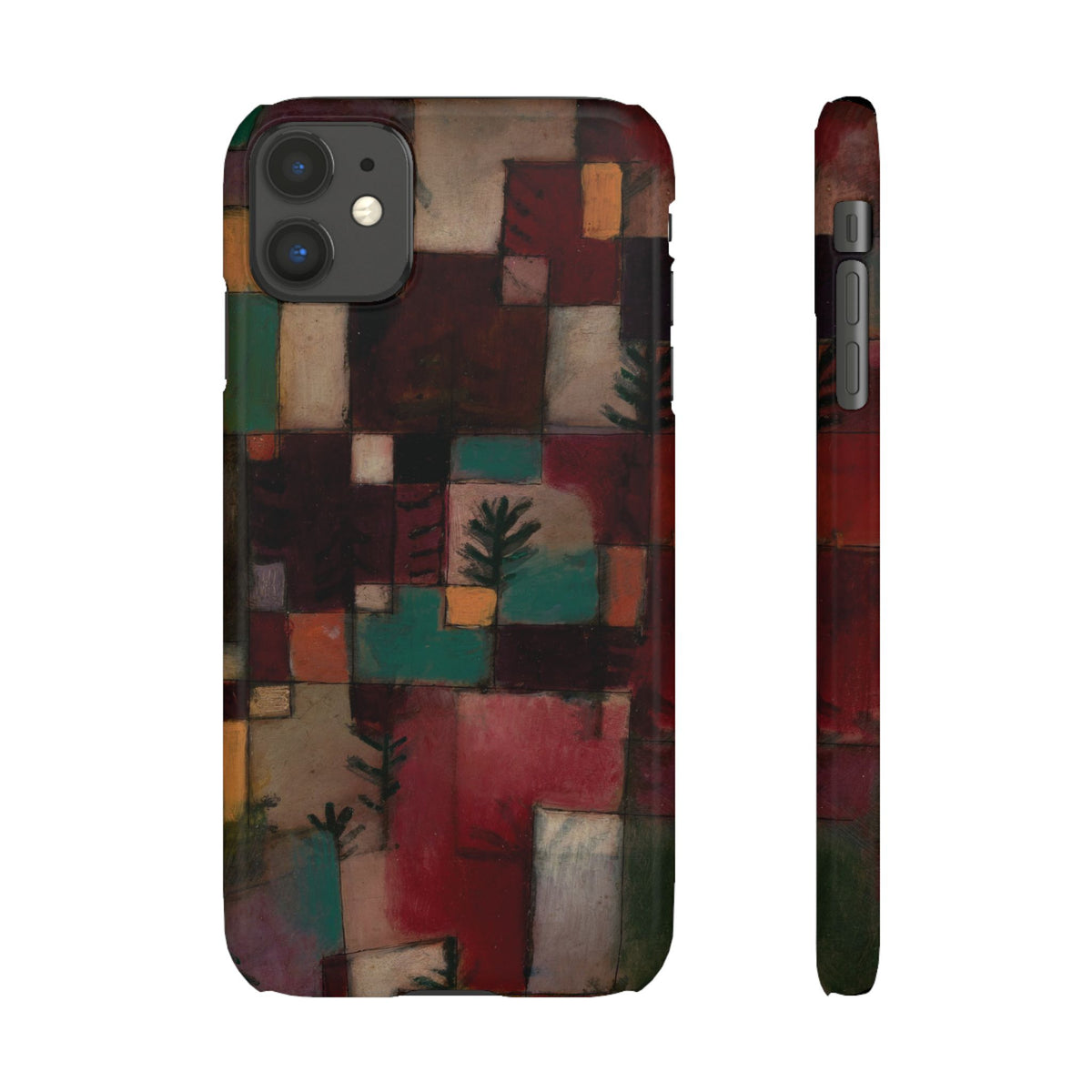 Redgreen and Violet-Yellow Rhythms by Paul Klee - iPhone Slim Case