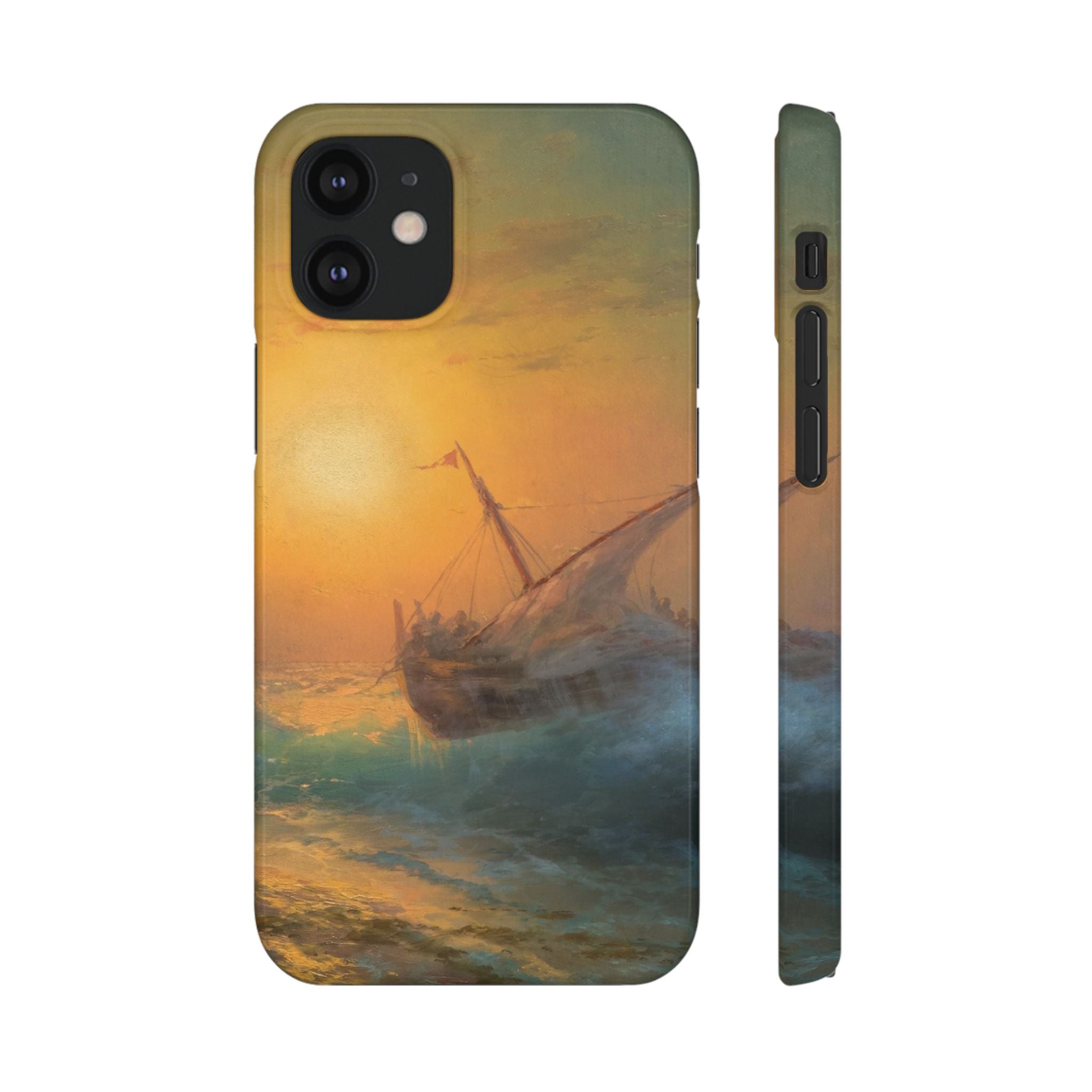 Stormy Sea at Sunset by Ivan Aivazovsky - iPhone Slim Case