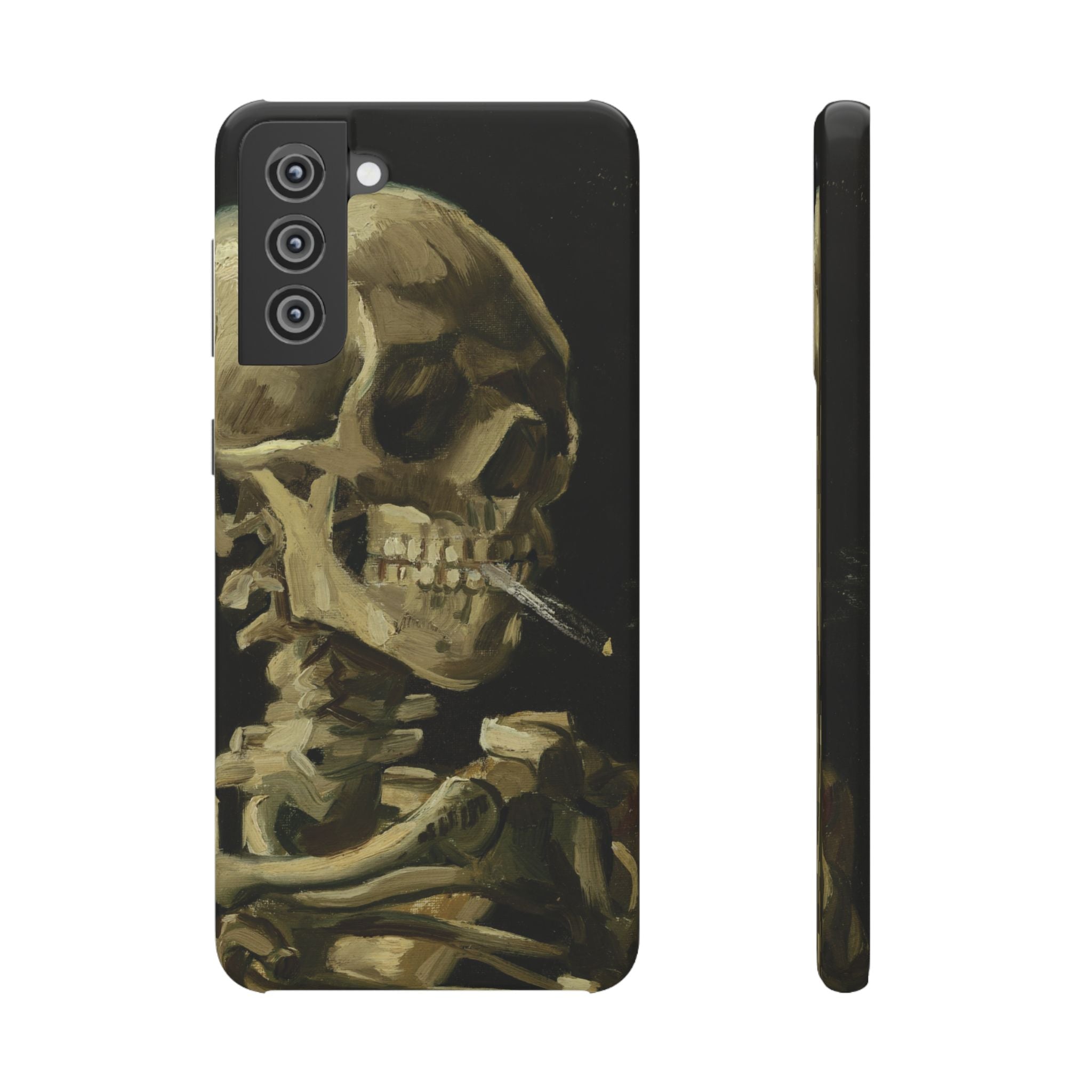 Skeleton with Cigarette by Van Gogh - Samsung Slim Case