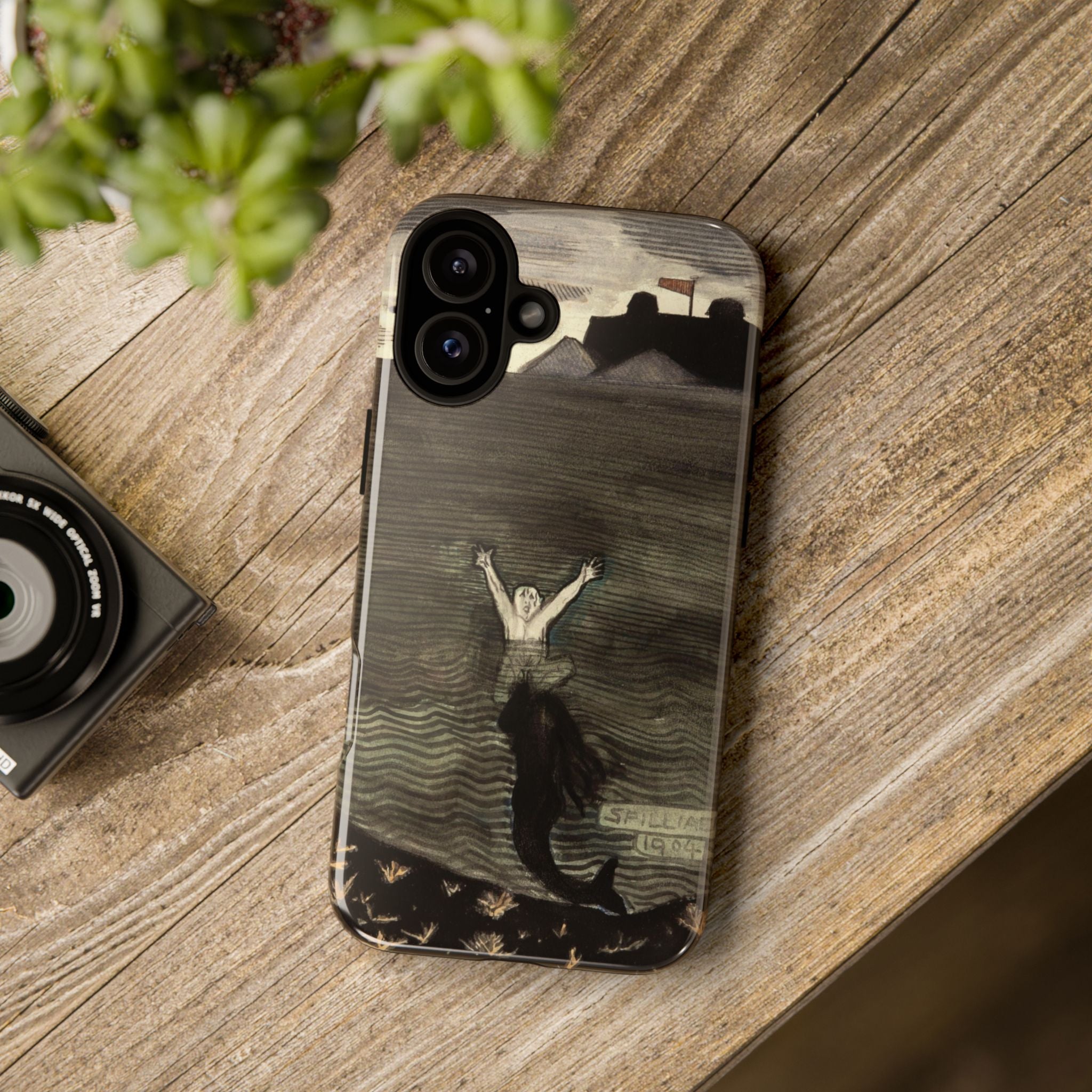 The Call of the Mermaid The Drowning by Leon Spilliaert - iPhone Tough Case