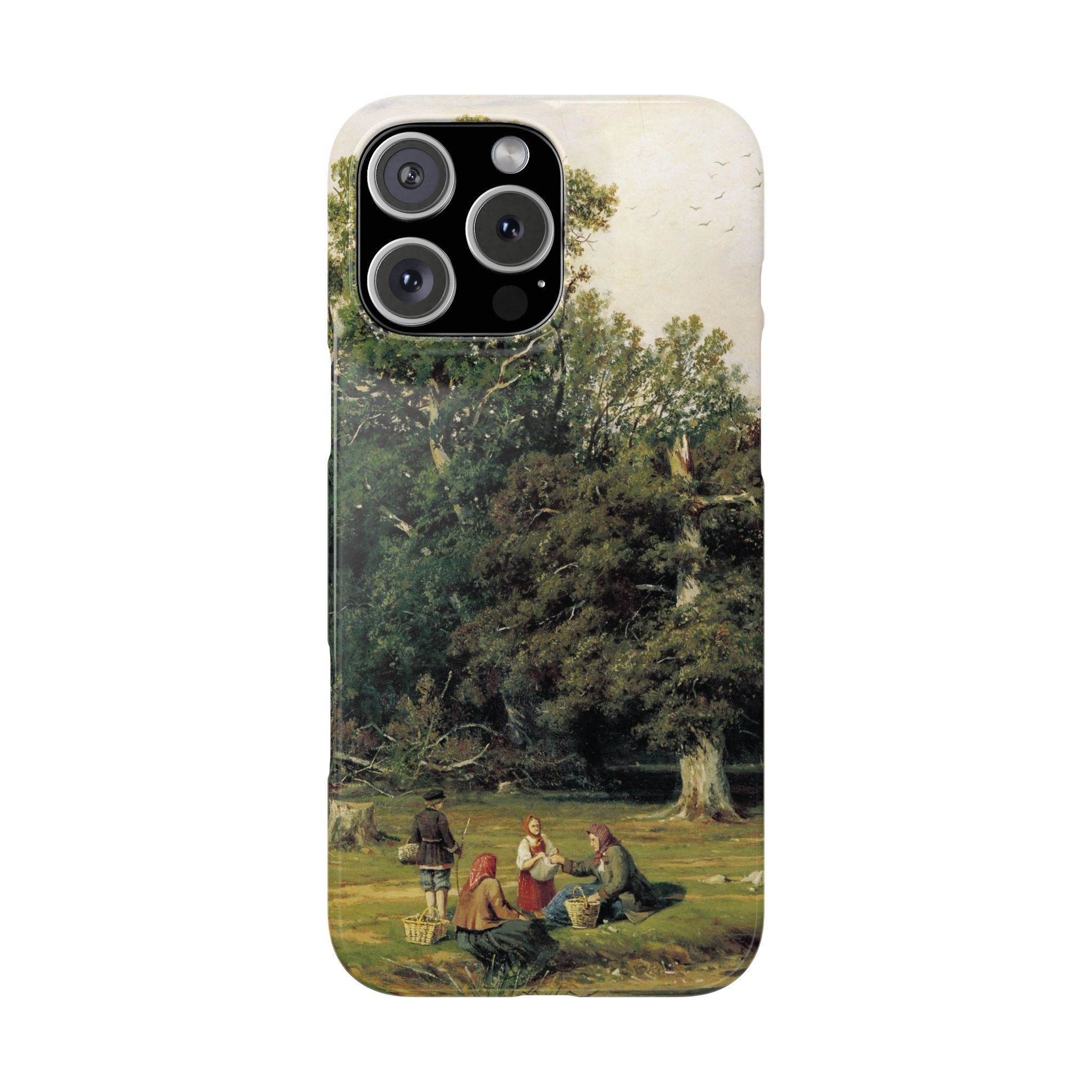 For Mushrooms by Ivan Ivanovich Shishkin - iPhone Slim Case