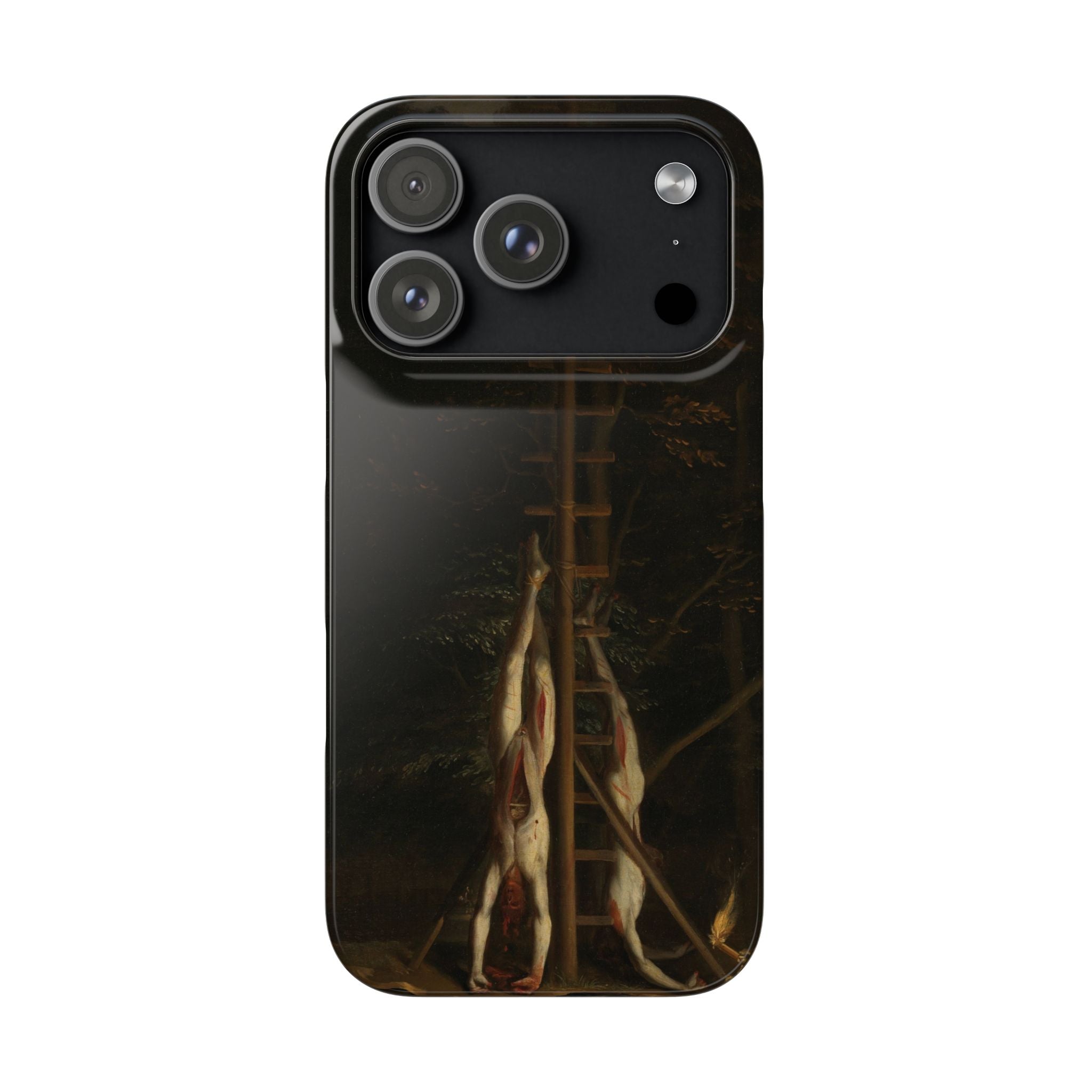 The Corpses of the De Witt Brothers by Jan de Baen - iPhone Slim Case