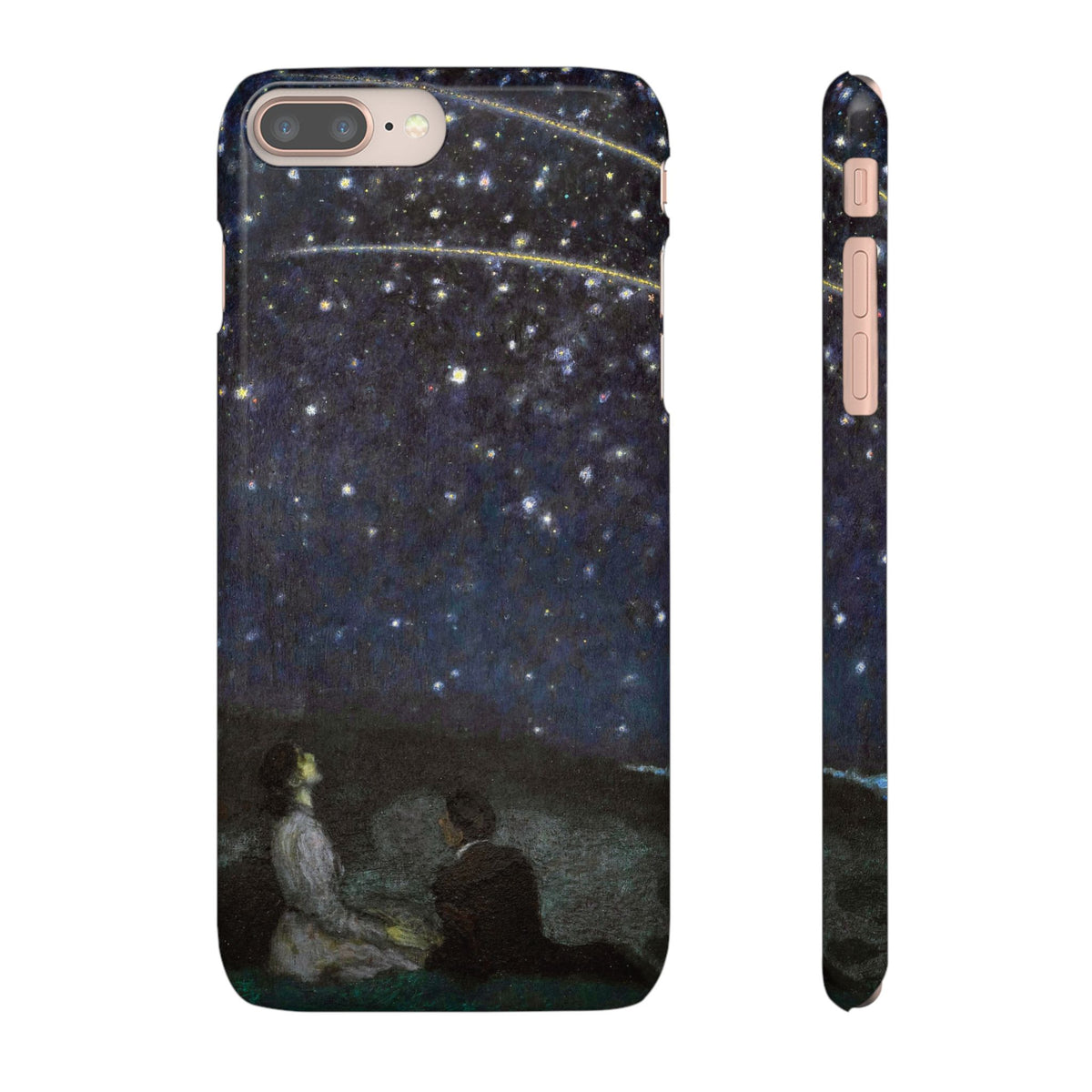 Falling Stars by Franz von Stuck - iPhone Slim Case