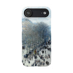Boulevard des Capucines by Claude Monet - iPhone Slim Case