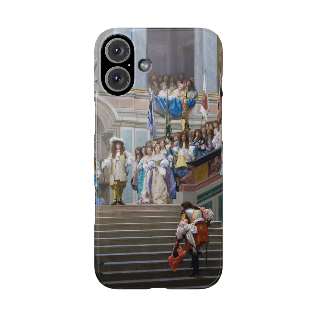Reception du Grand Conde par Louis XIV by Jean-Leon Gerome - iPhone Slim Case