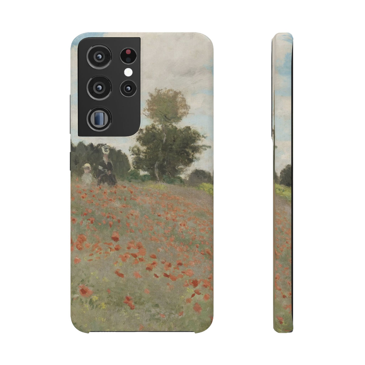 The Poppy Field by Claude Monet - Samsung Slim Case