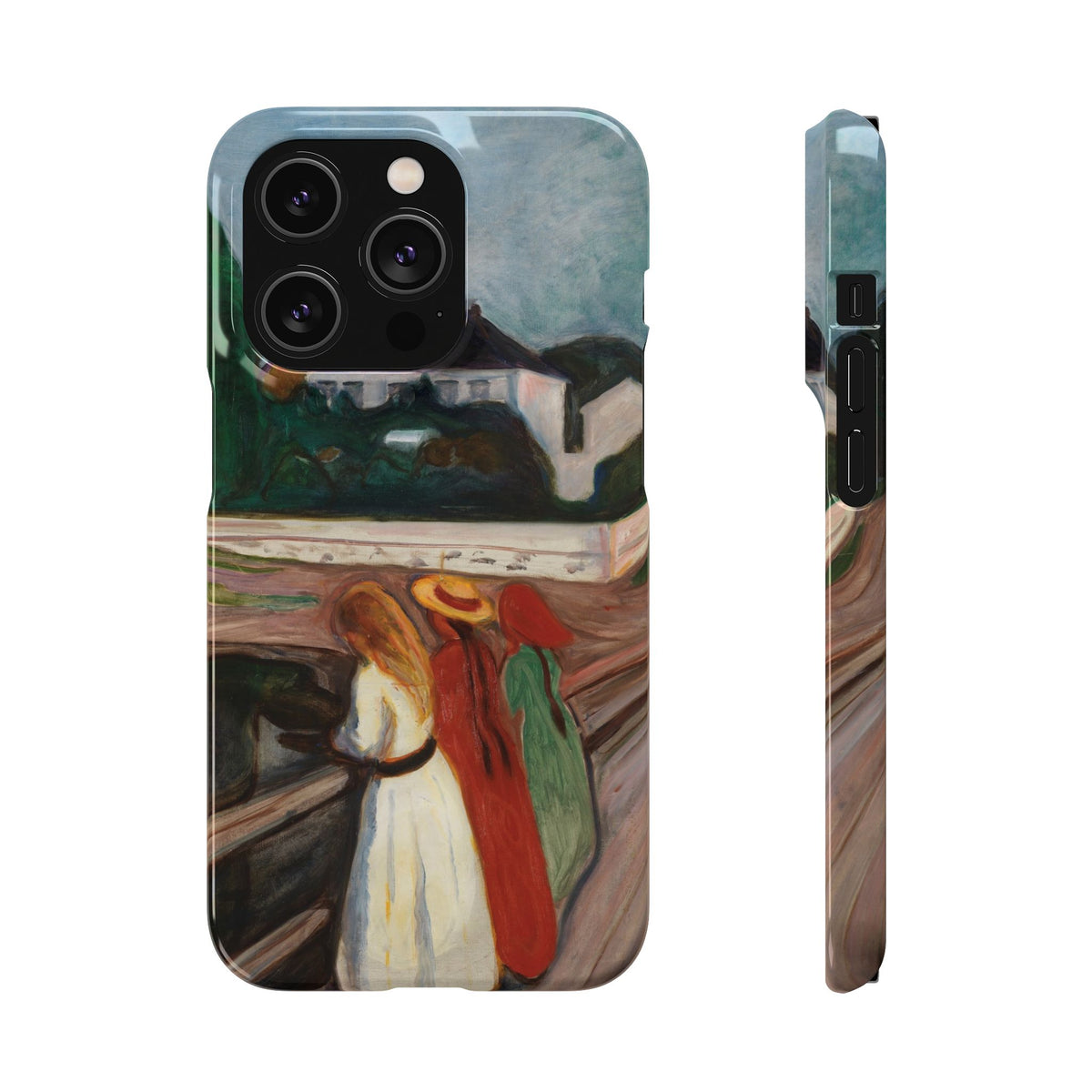 The Girls on the Bridge by Edvard Munch - iPhone Slim Case