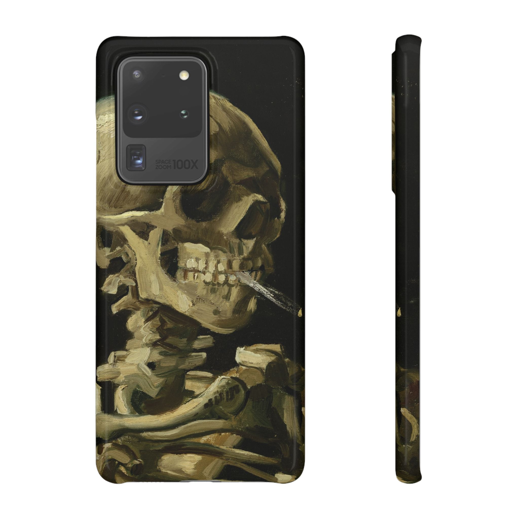 Skeleton with Cigarette by Van Gogh - Samsung Slim Case
