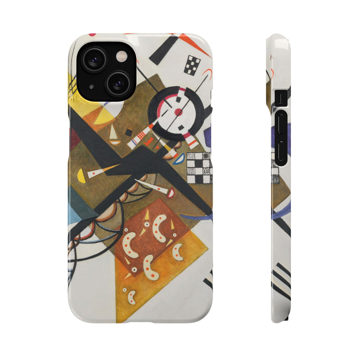 On White II by Vasily Kandinsky - iPhone Slim Case