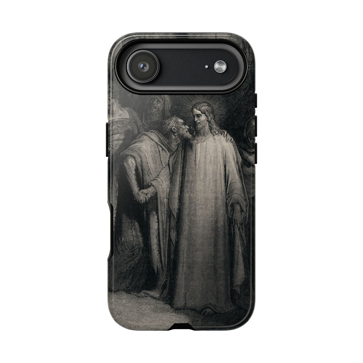 Tavola CXLI "Il bacio di Giuda" di Gustave Doré - Cover iPhone rinforzata