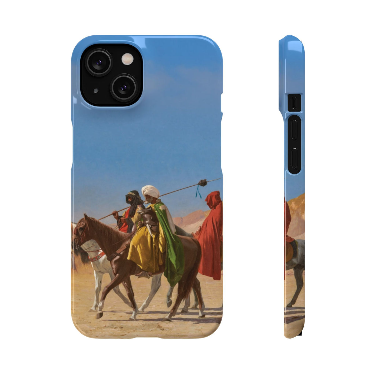 Riders Crossing The Desert by Jean-Leon Gerome - iPhone Slim Case