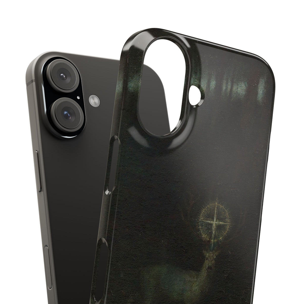 The Vision of Saint Hubert by Franz von Stuck - iPhone Slim Case