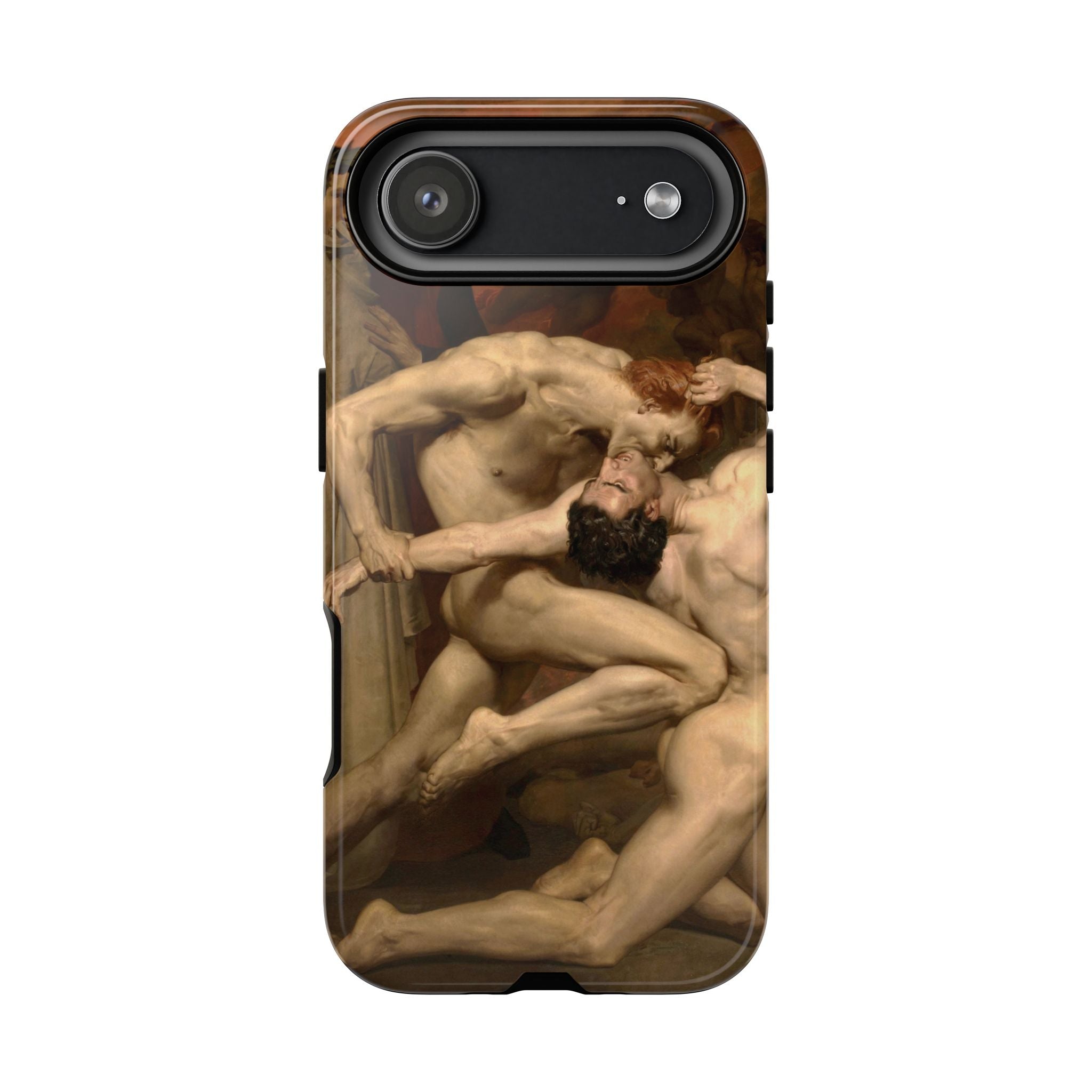 Dante and Virgile by William Bouguereau - iPhone Tough Case