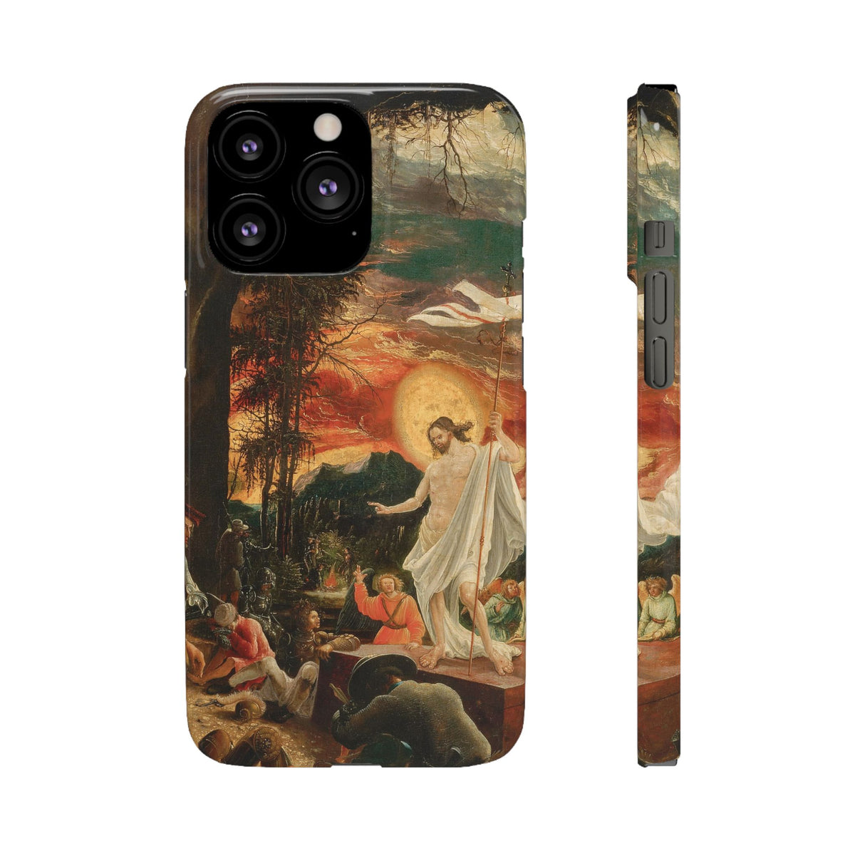 Resurrection of Christ by Albrecht Altdorfer - iPhone Slim Case