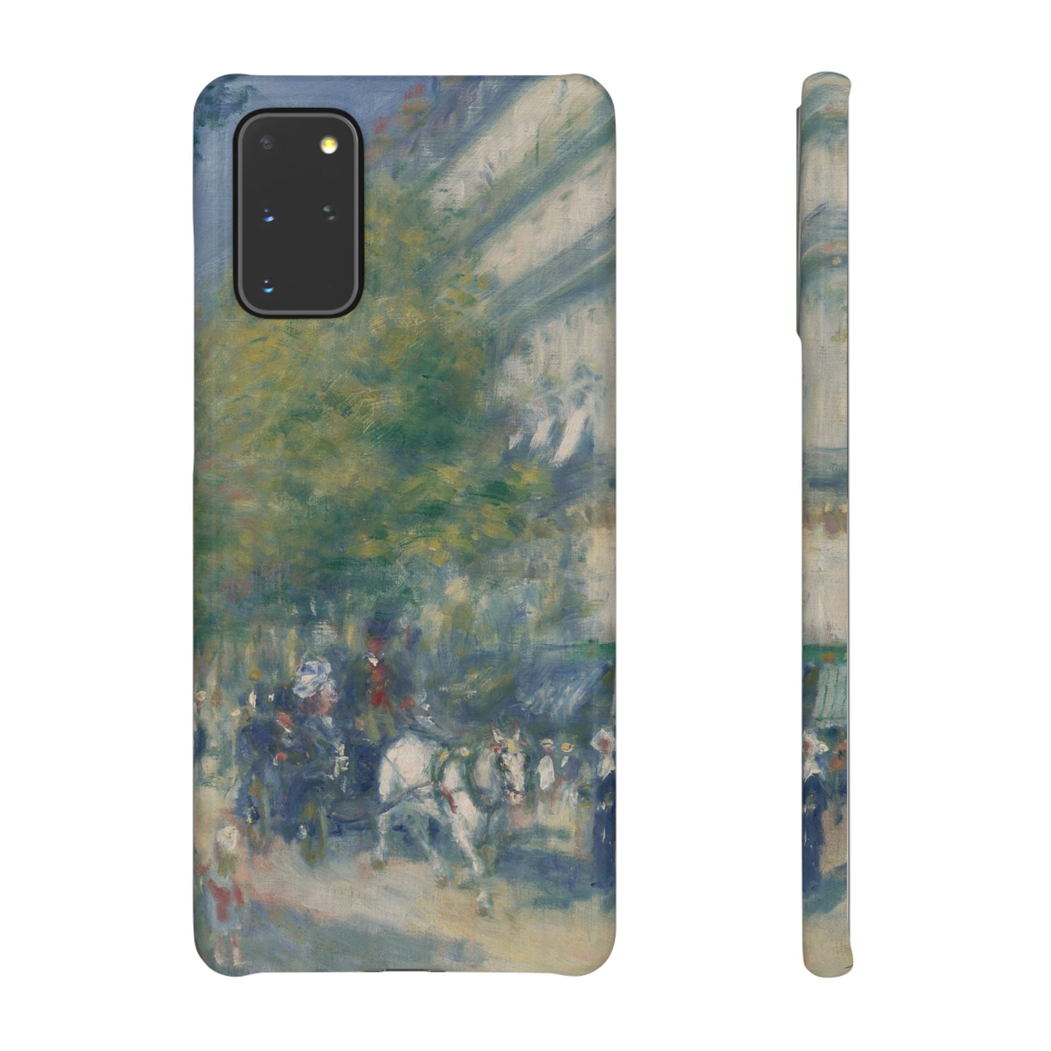 The Grands Boulevards by Pierre Auguste Renoir - Samsung Slim Case