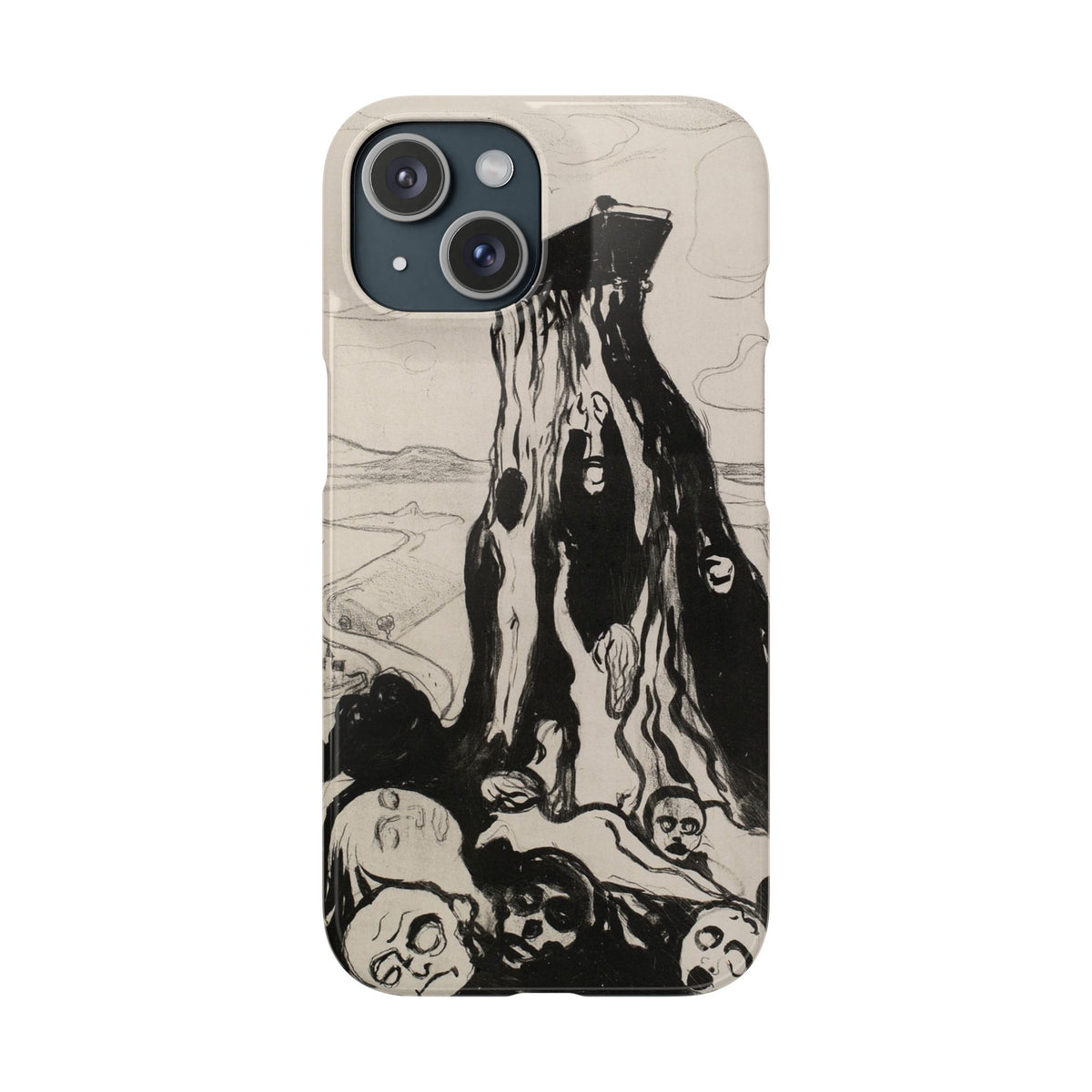 Funeral March by Edvard Munch - iPhone Slim Case